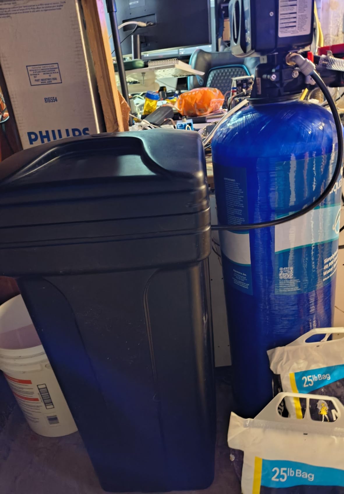 Aquasana SimplySoft Whole House Water Softener | 40K Grain | WH-SF40-BASE | Hard Water Reduction | 15.5 GPM | Metered Regeneration | Salt-Saving Efficiency | Base Tank & Cabinet | 5/10-Year Warranty customer photo 2