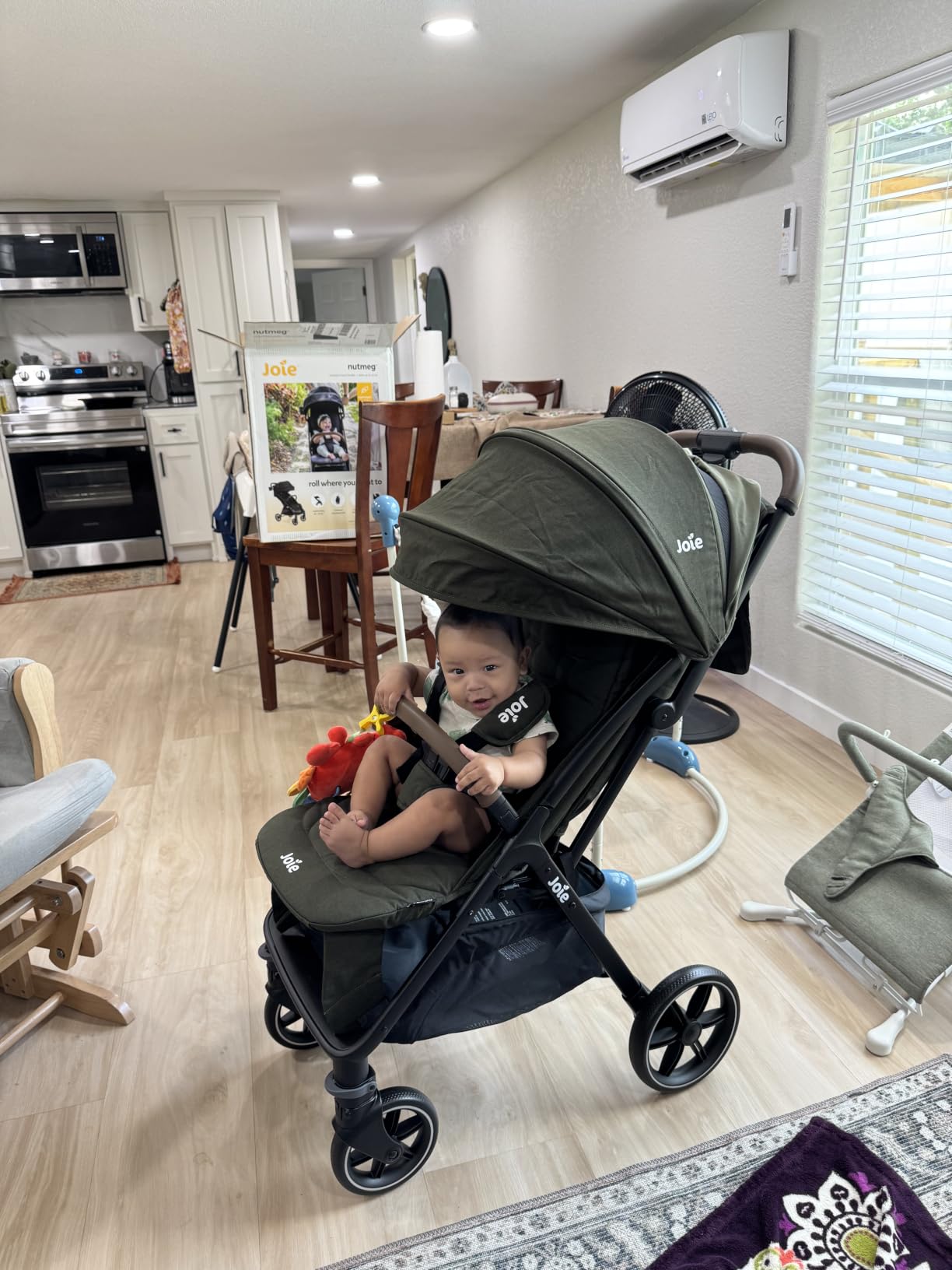 Joie Baby Nutmeg Compact Lightweight Travel Stroller, One-Hand Fold customer photo 2