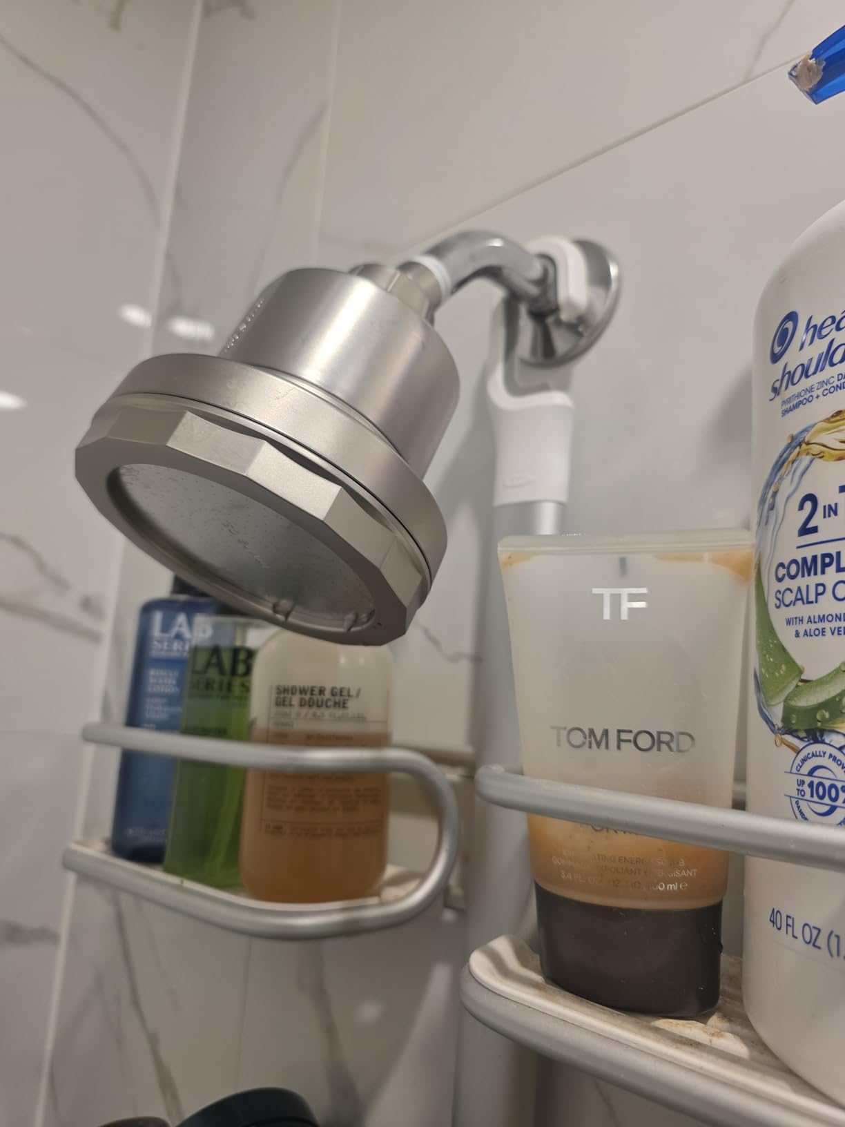 MyHalos Filtered Shower Head, Shower Head Filter for Hard Water (Chrome) | High Pressure, Removes Chlorine & Heavy Metals customer photo 2