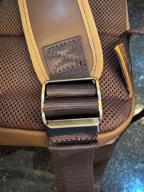 TIDING Full Grain Leather Backpack for Men 16 Inch Laptop Travel Daypack | Large Capacity Multi Pockets, Padding Laptop Protection, Soft Straps and Back Panel, Water Bottle Pocket, Luggage Strap customer photo 1