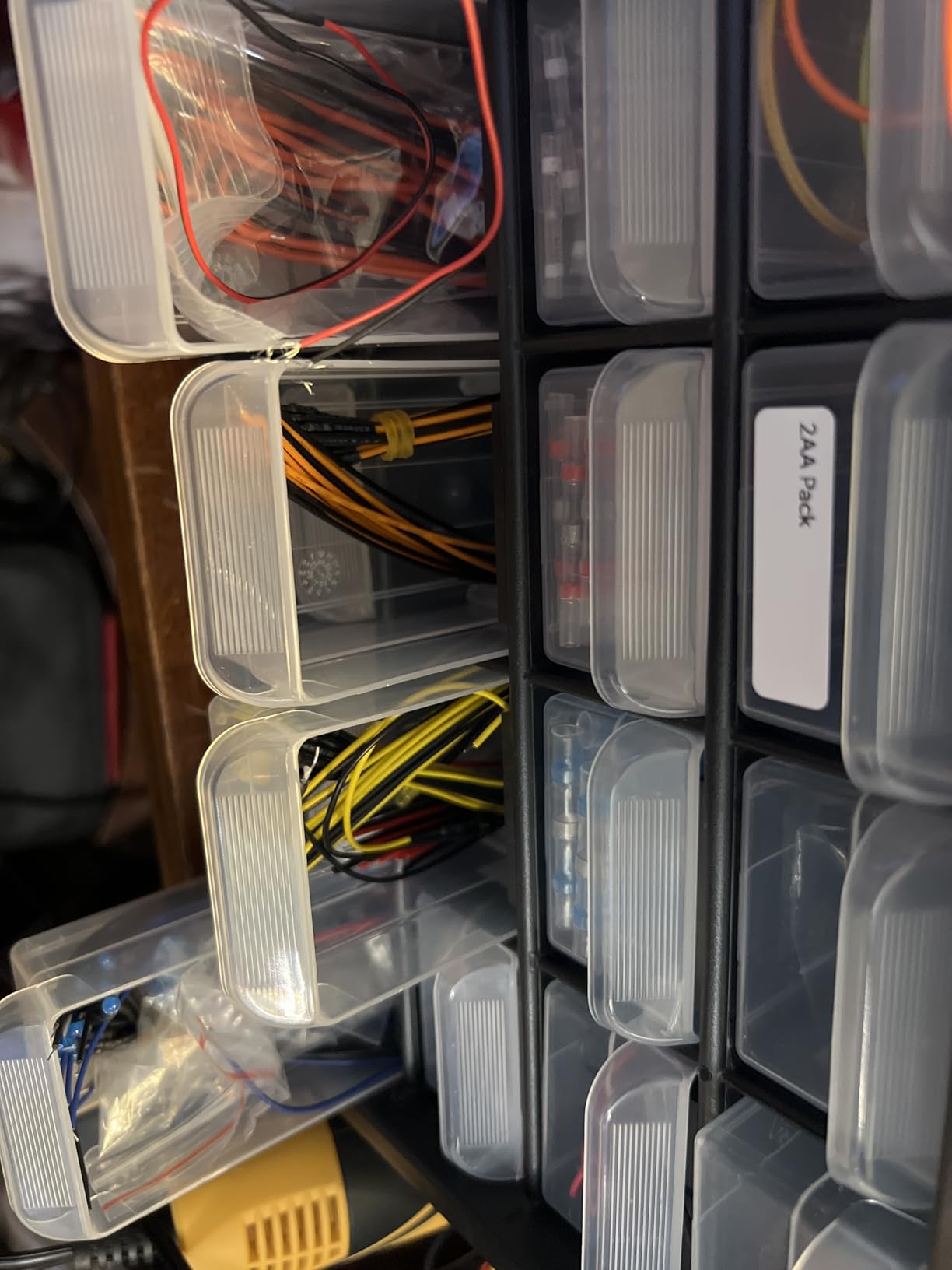 126 Pcs Pre Wired 12V LED Light Kit Battery Holders Craft, 3 mm | Diodes with Plastic Mounts, Multicolor for Crafts Dollhouse, Battery Cases Included, Easy Install for Model Projects customer photo 1