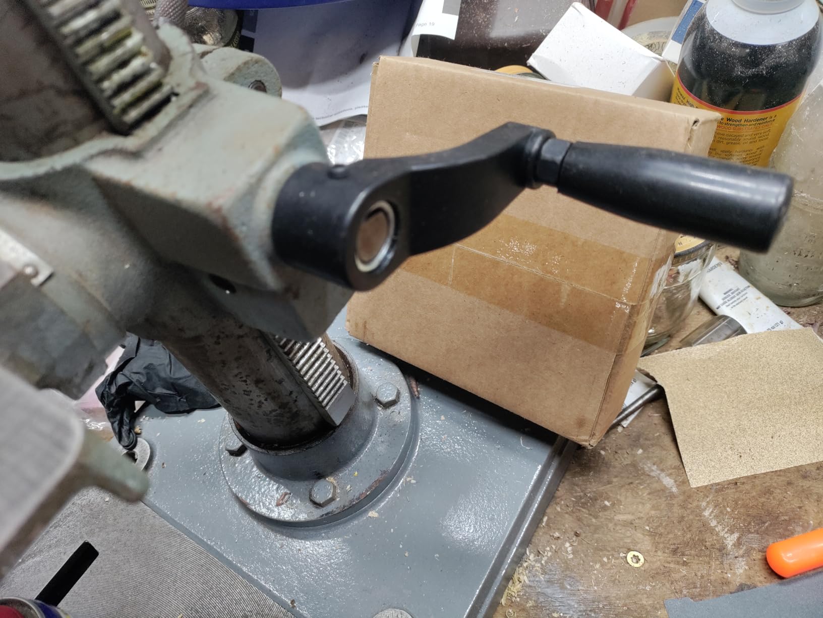 Drill Press Table Elevation Crank Handle 1344258 for Delta customer photo 1