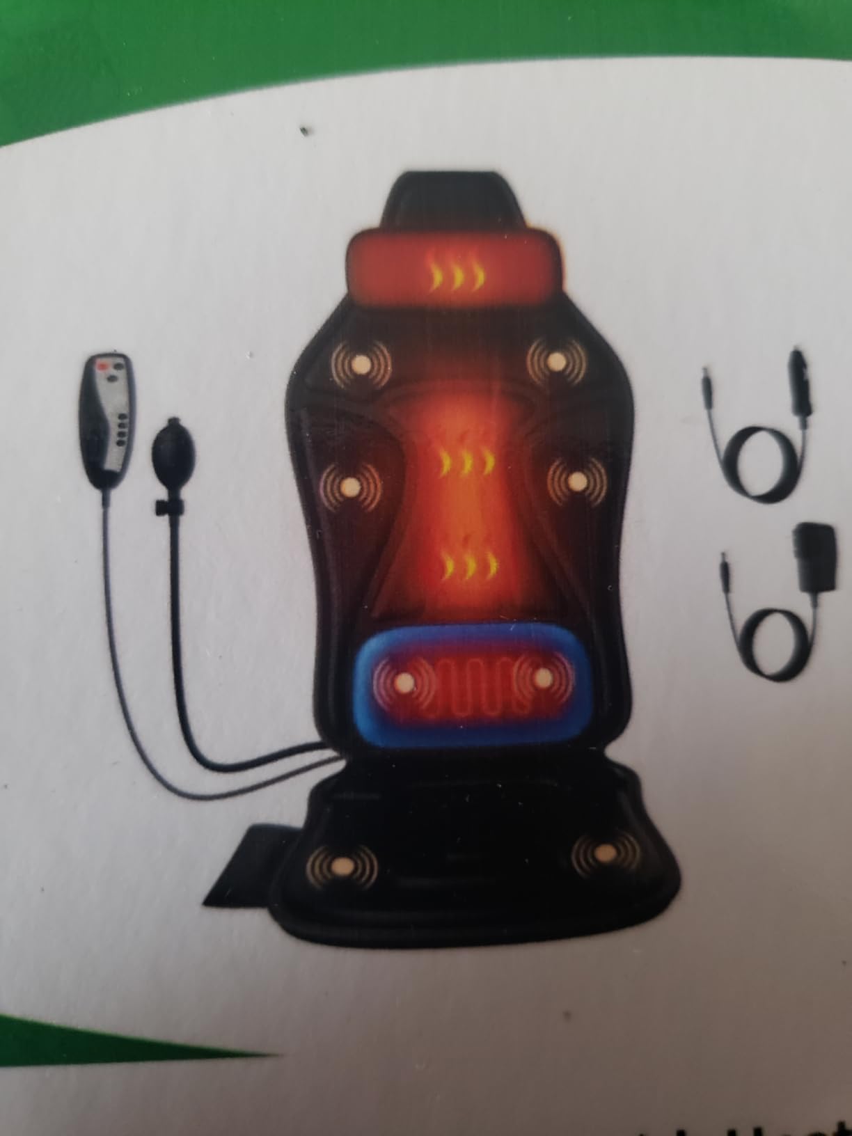 Shiatsu Back Massager with Heat, Massage Chair Pad Seat Cushion for Stress Relief, Deep Tissue Kneading & Roller customer photo 2
