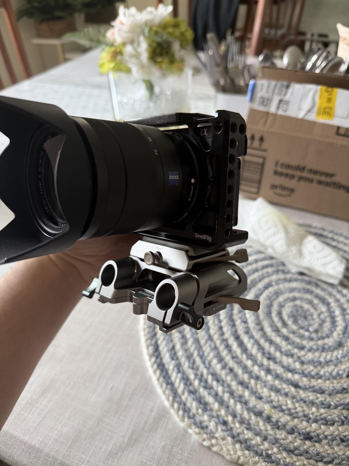 Tilta 15mm LWS Arca Height Adjustable Baseplate - Black | Compatible with DJI Standard ARCA Plates and Tilta Cages | 15mm Rod and Dovetail Support | Includes Safety Pin customer photo 2