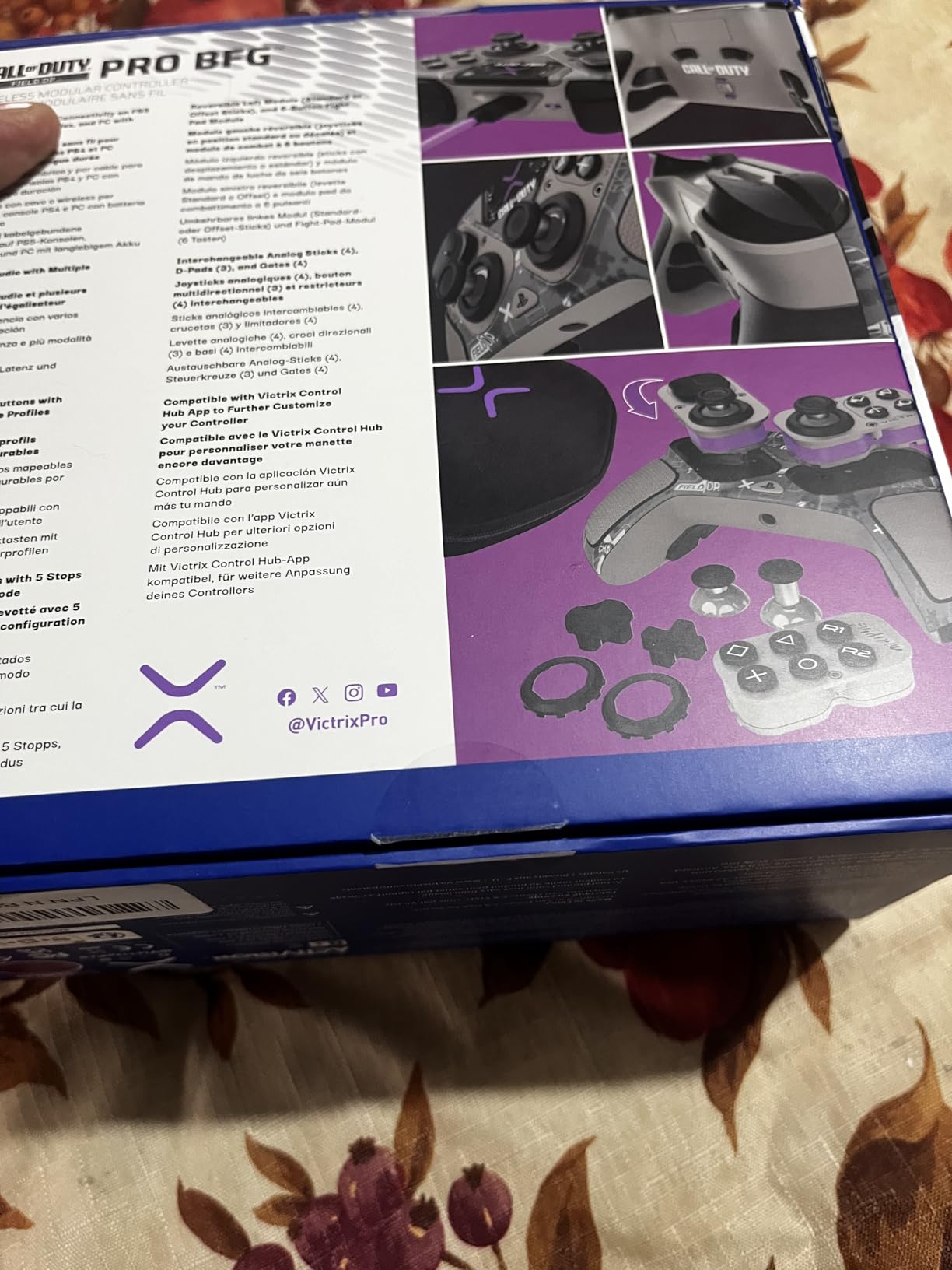 PDP Victrix Pro BFG Wireless Gaming Controller for Playstation 5, PS5/PS4/PC, Modular Esports Gamepad customer photo 2