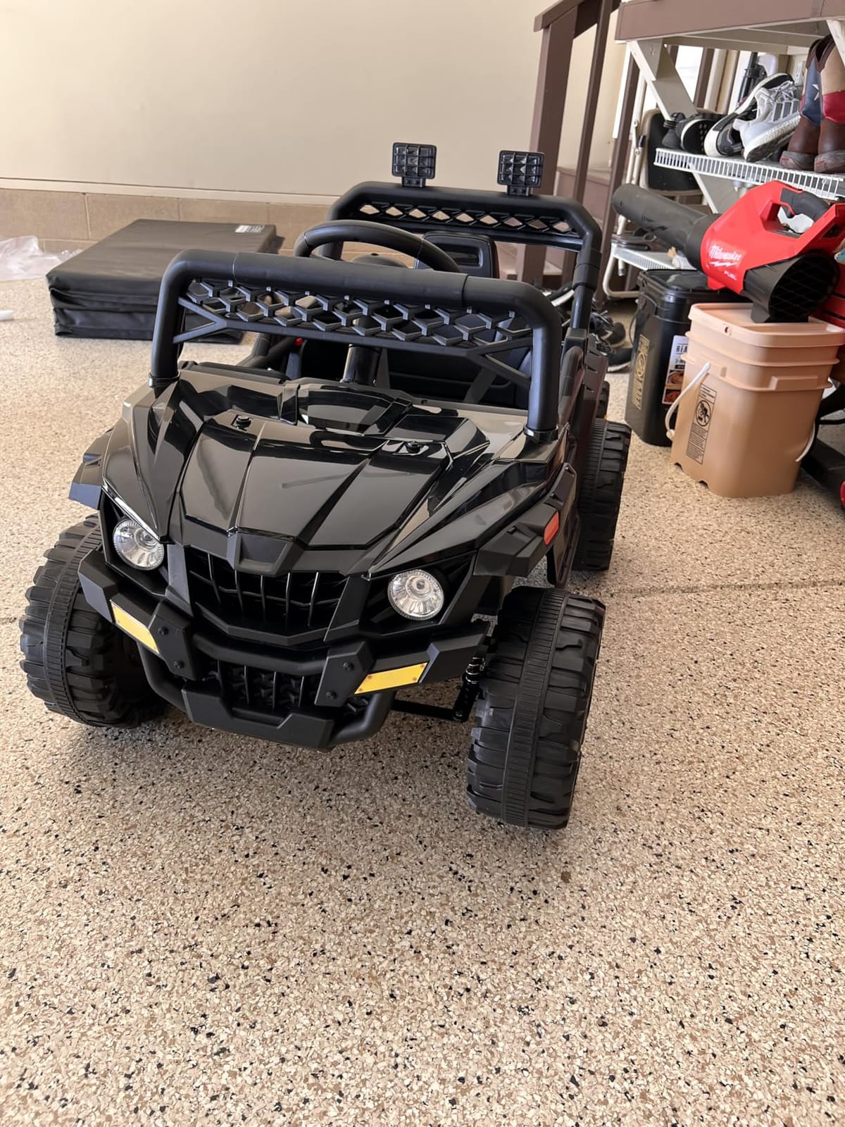 Best Choice Products Kids 12V Electric Ride On UTV Car and Trailer w/Parent Control, LED Lights, 2 Speeds, Bluetooth - Pink customer photo 2