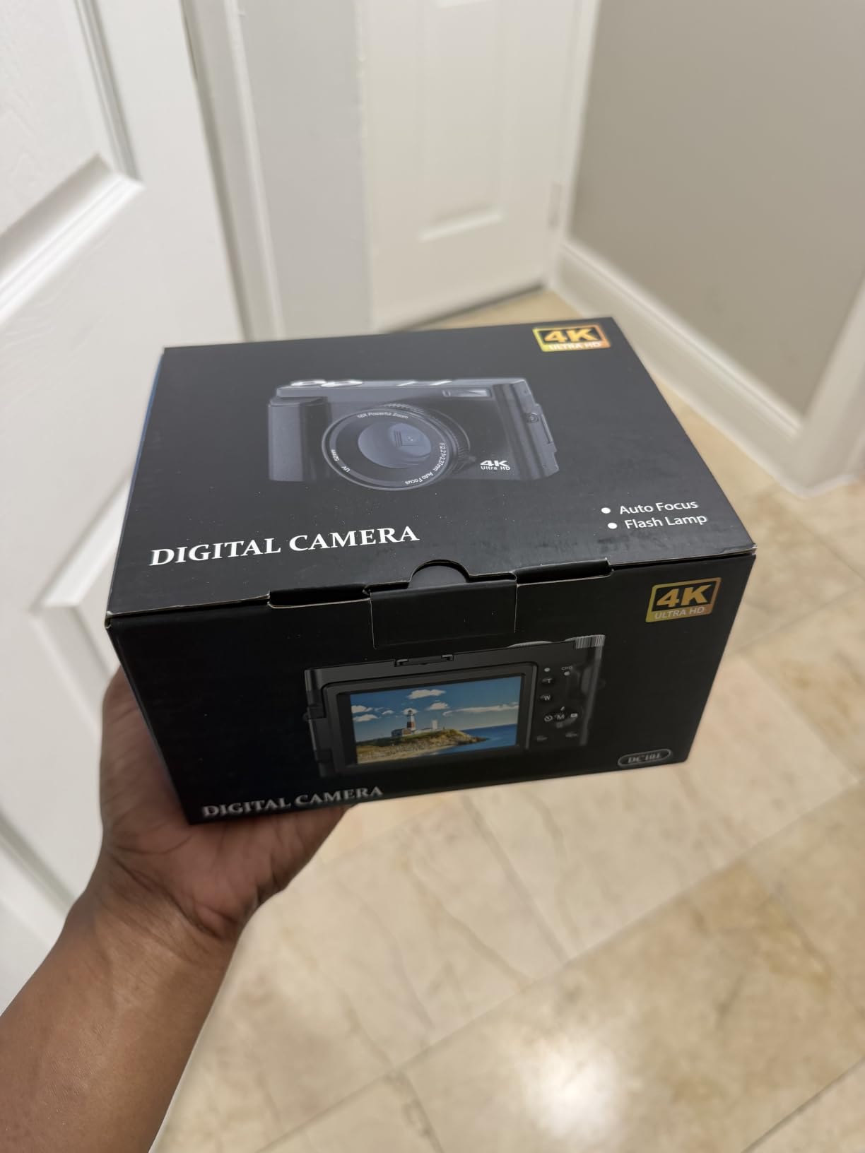 4K Digital Camera for Beginners & Teens, with Flip Screen, 32G Card(Black) customer photo 1