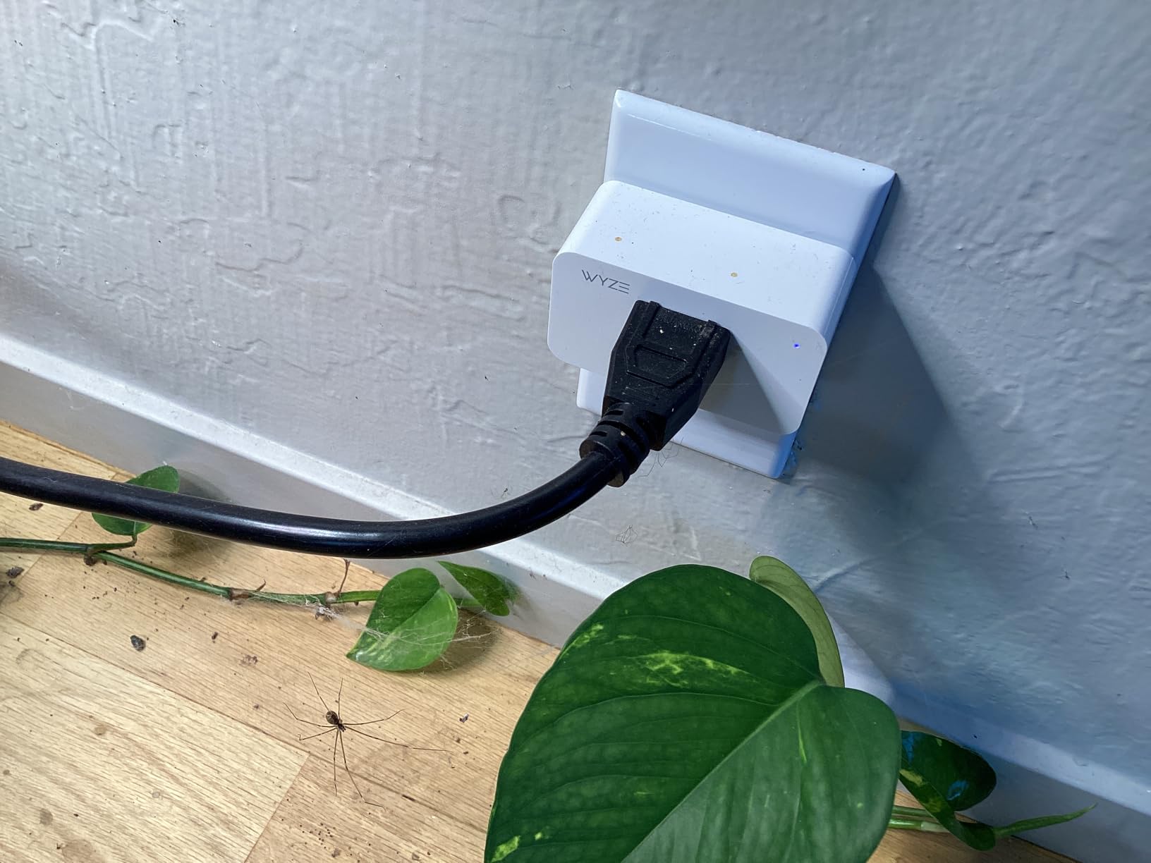 Wyze Smart Plug 2.4GHz Wi-Fi Outlet, Certified for Humans, 2-Pack | Smart Voice Control, Remote Control, No Hub Required, 15A Current Load, Works with Alexa, Google Assistant, IFTTT customer photo 1