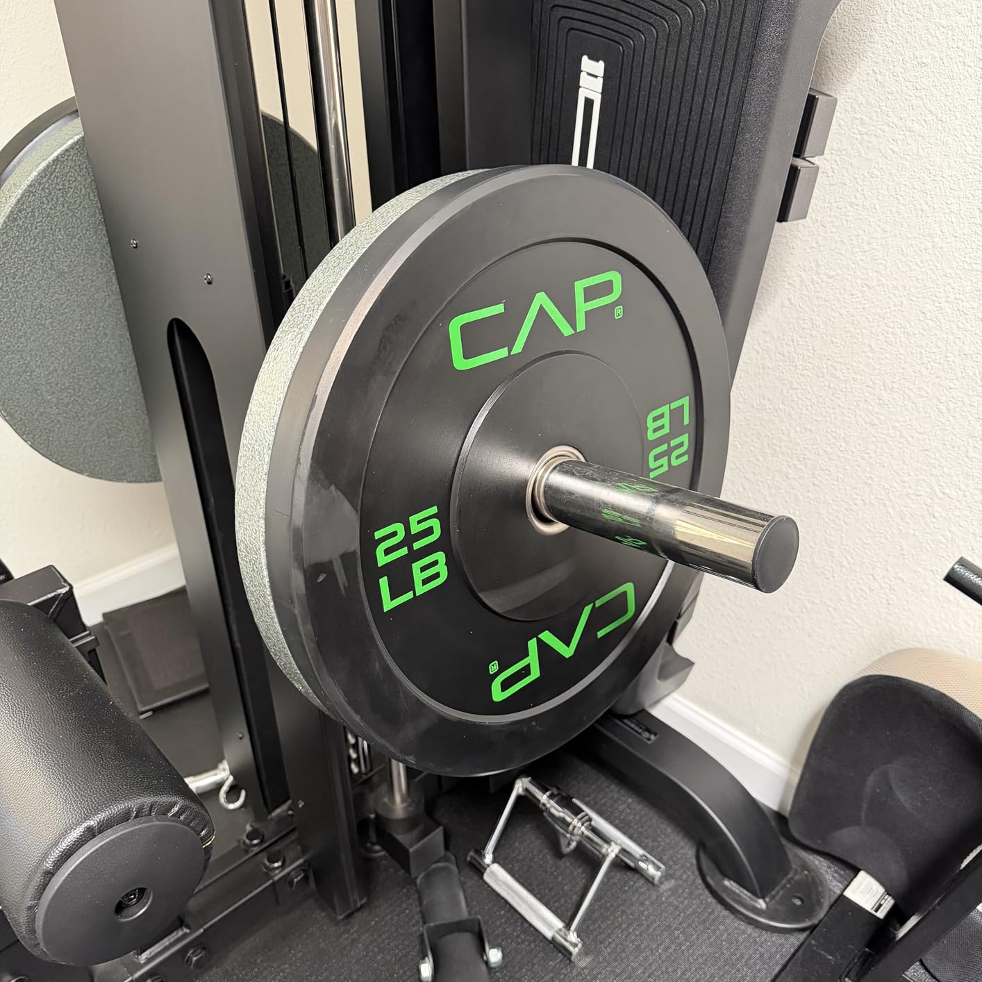2-inch Olympic Bumper Plate Weight Set | 100-370 lbs | Multiple Colors | Storage Rack Optional customer photo 1