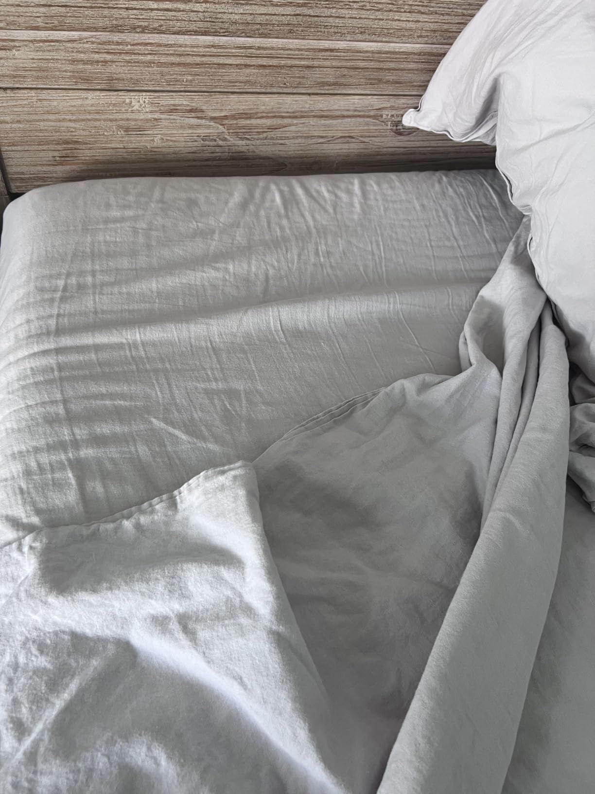 100% Organic Linen Sheets Queen Size Bed Sheets for Hot Sleepers customer photo 1