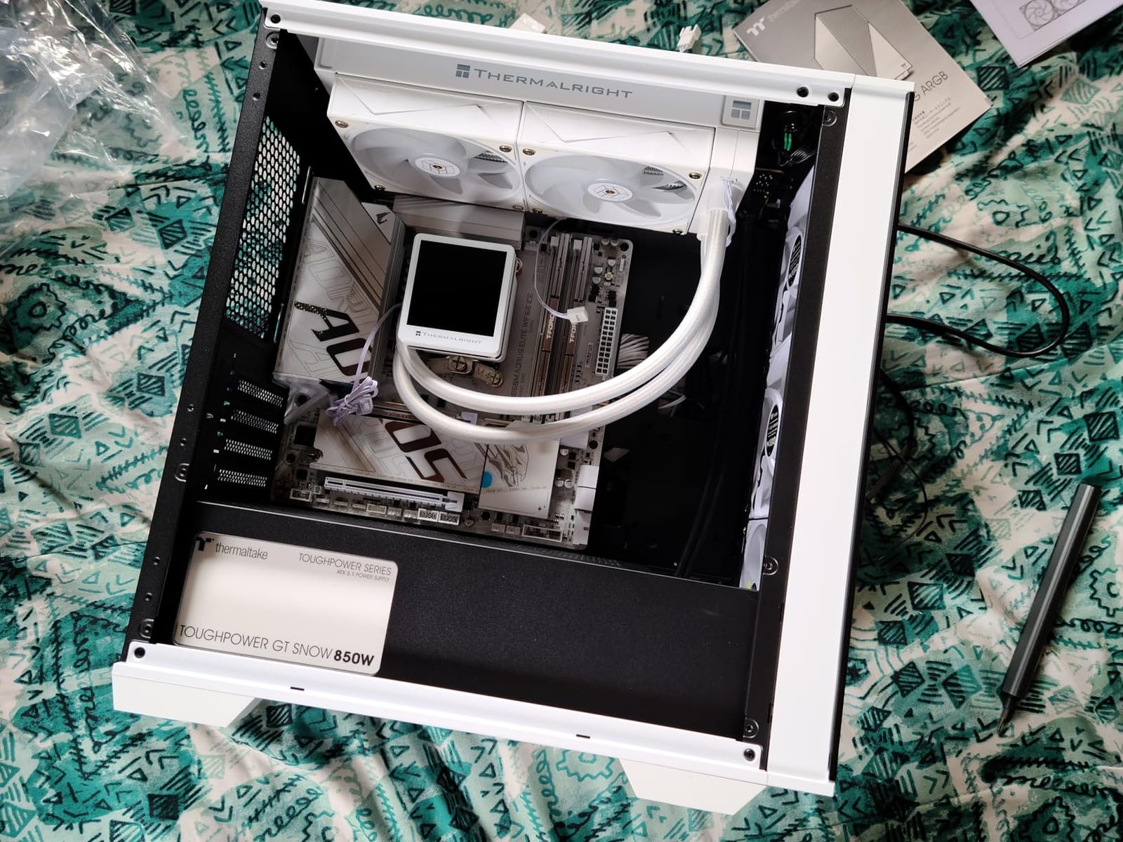 Thermaltake Toughpower GT 850W ATX 3.1 Standard Power Supply; 80 Plus Gold Efficiency; Smart Zero Fan; Native 450W PCIe 5.1 Connector; PS-TPT-0850FNFAGU-3; 5 Year Warranty customer photo 2