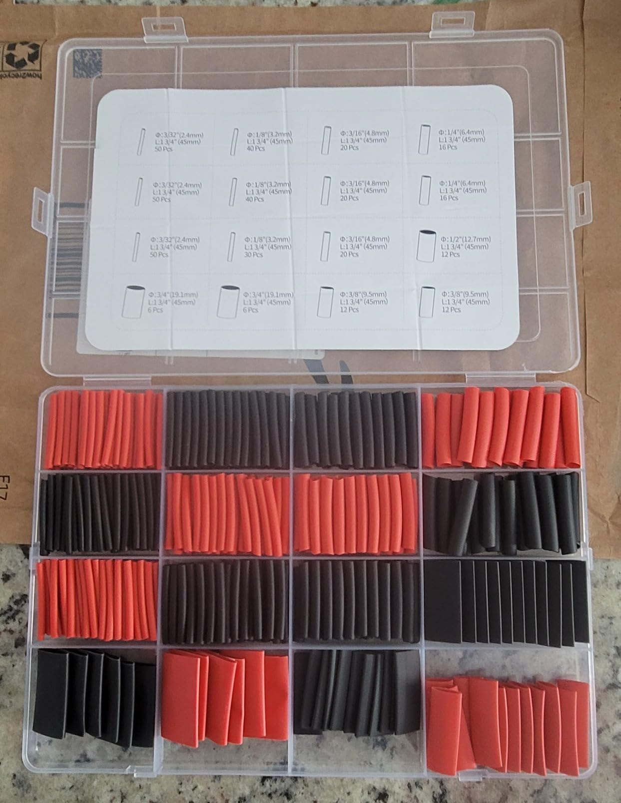 Eventronic 4:1 Heat Shrink Tubing Kit, 400PCS Adhesive Lined Tubing | Marine Grade Heat Shrink for Wire Repair, Electrical Insulation, Waterproof Sealing and DIY Cable Protection customer photo 1
