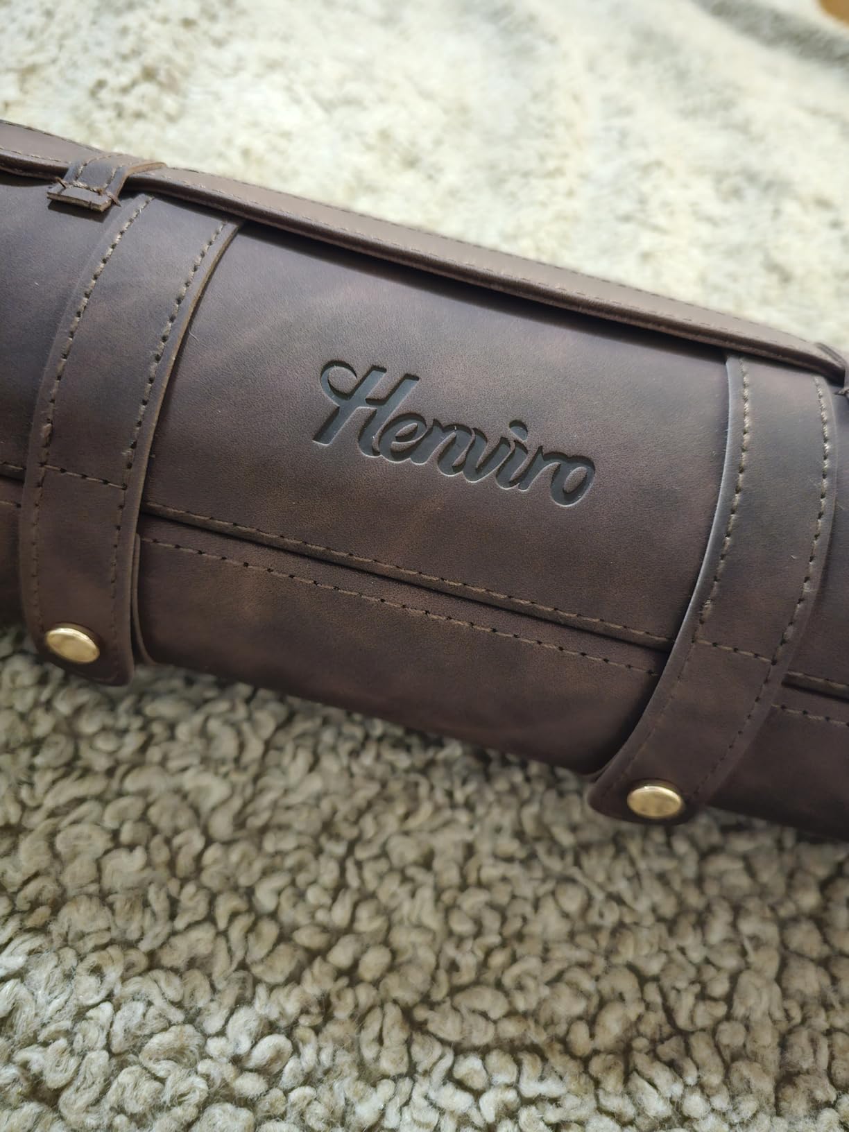 Henviro Leather Shoe Polish Kit - Birthday Gifts for Men, Dad, Shoe Shine Kit, Leather Boot Care Kit, Mens Gifts Ideas customer photo 2