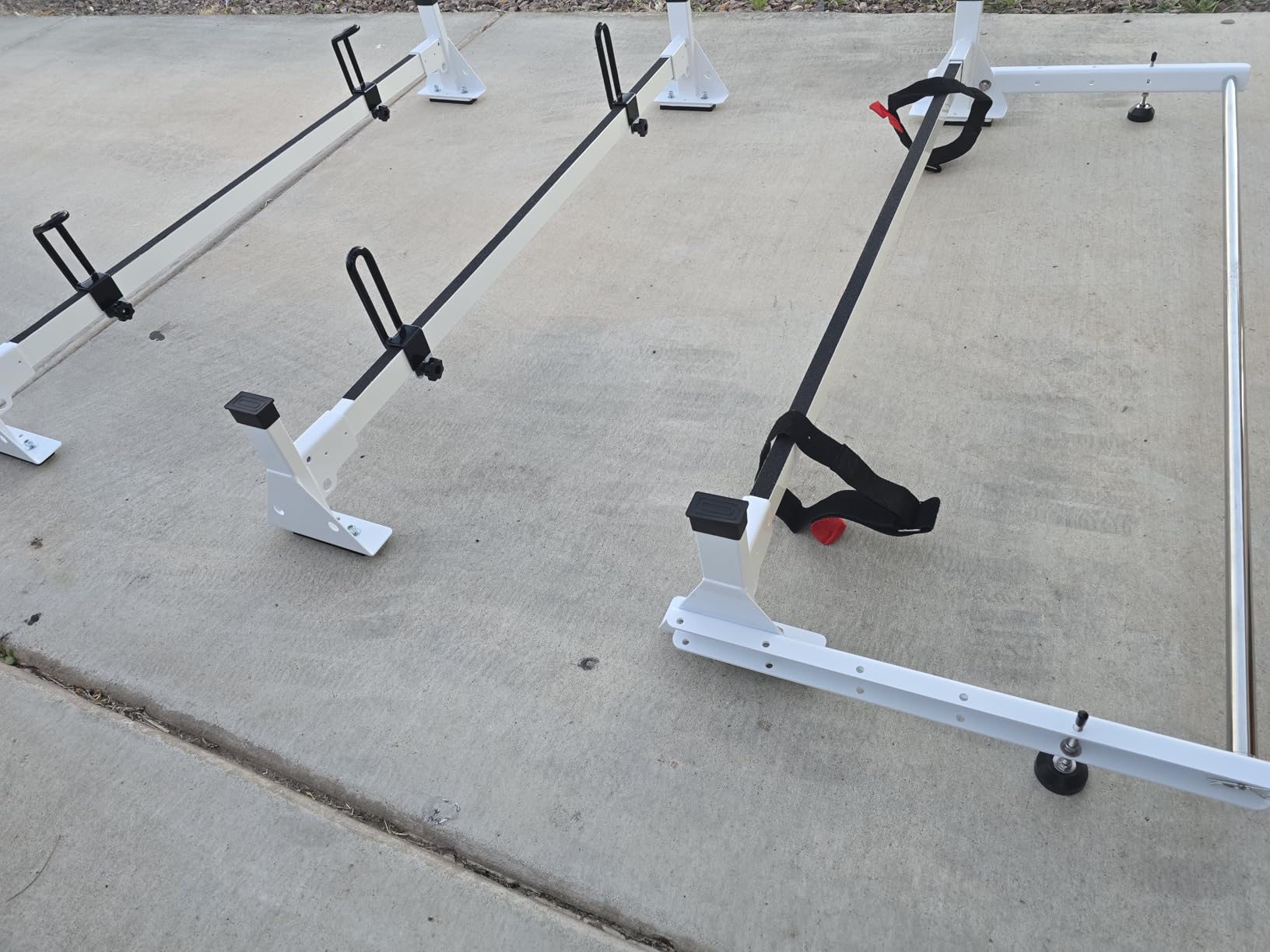 Van Roof Ladder Rack with Rear Roller Fit for RAM ProMaster | No-drill Steel Rack Fit for 2013-2026 ProMaster 1500/2500/3500, 800 lbs Capacity customer photo 1