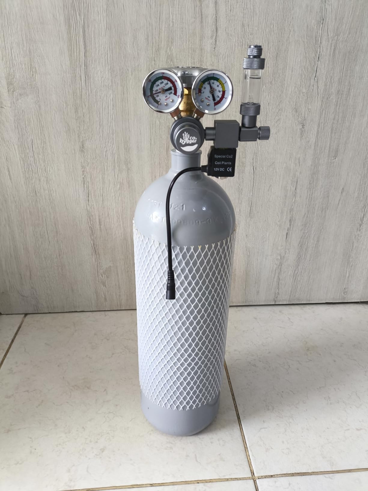 Aquarium Regulator with Dual Pressure Gauges, 12V DC Solenoid Valve, Bubble Counter & Check Valve - Precise Display for Aquatic Plant CO2 System customer photo 2