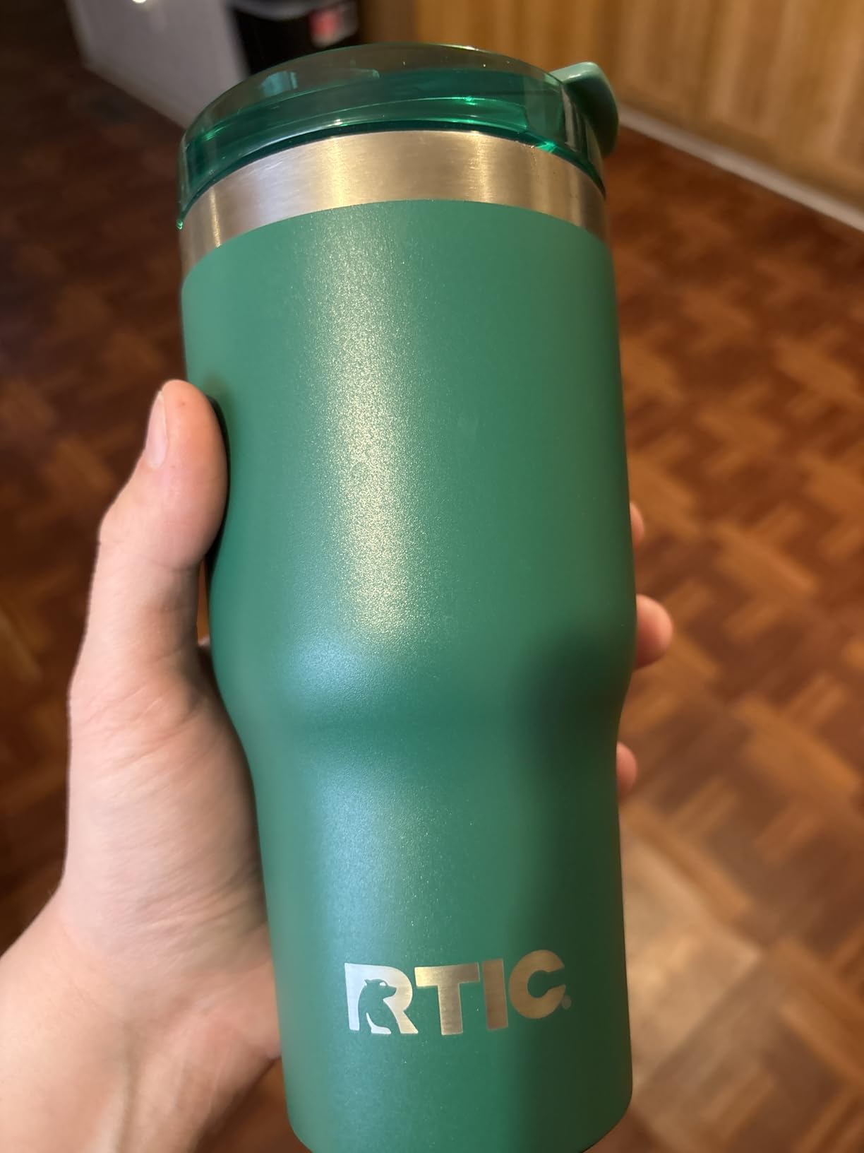 RTIC 20oz Essential Tumbler with Lid, Ceramic Lined, Graphite | Insulated, Stainless Steel Metal, Portable Travel Cup for Hot and Cold Drinks, Coffee, Car, Camping and Travel customer photo 1