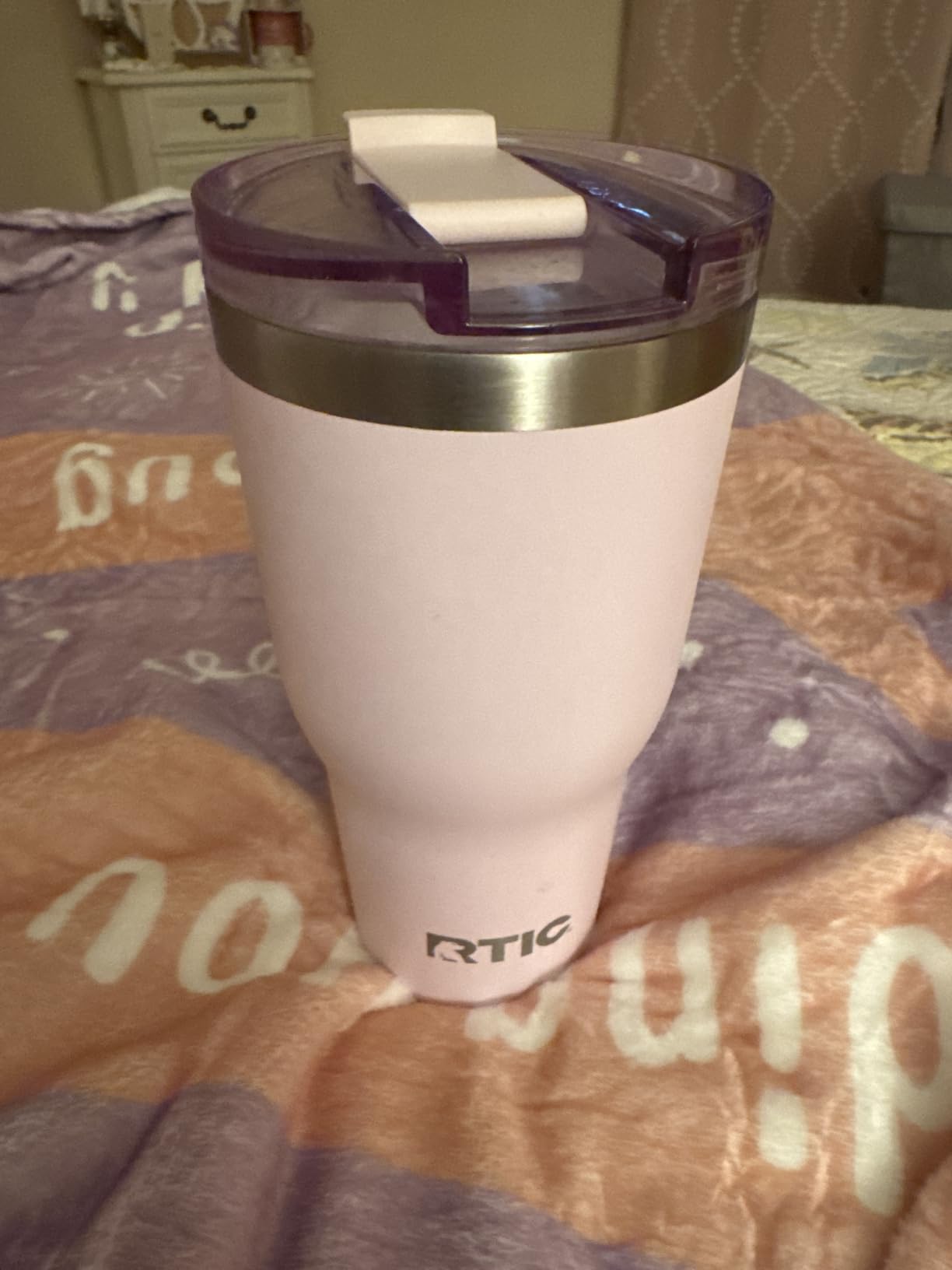 RTIC 20oz Essential Tumbler with Lid, Ceramic Lined, Graphite | Insulated, Stainless Steel Metal, Portable Travel Cup for Hot and Cold Drinks, Coffee, Car, Camping and Travel customer photo 2
