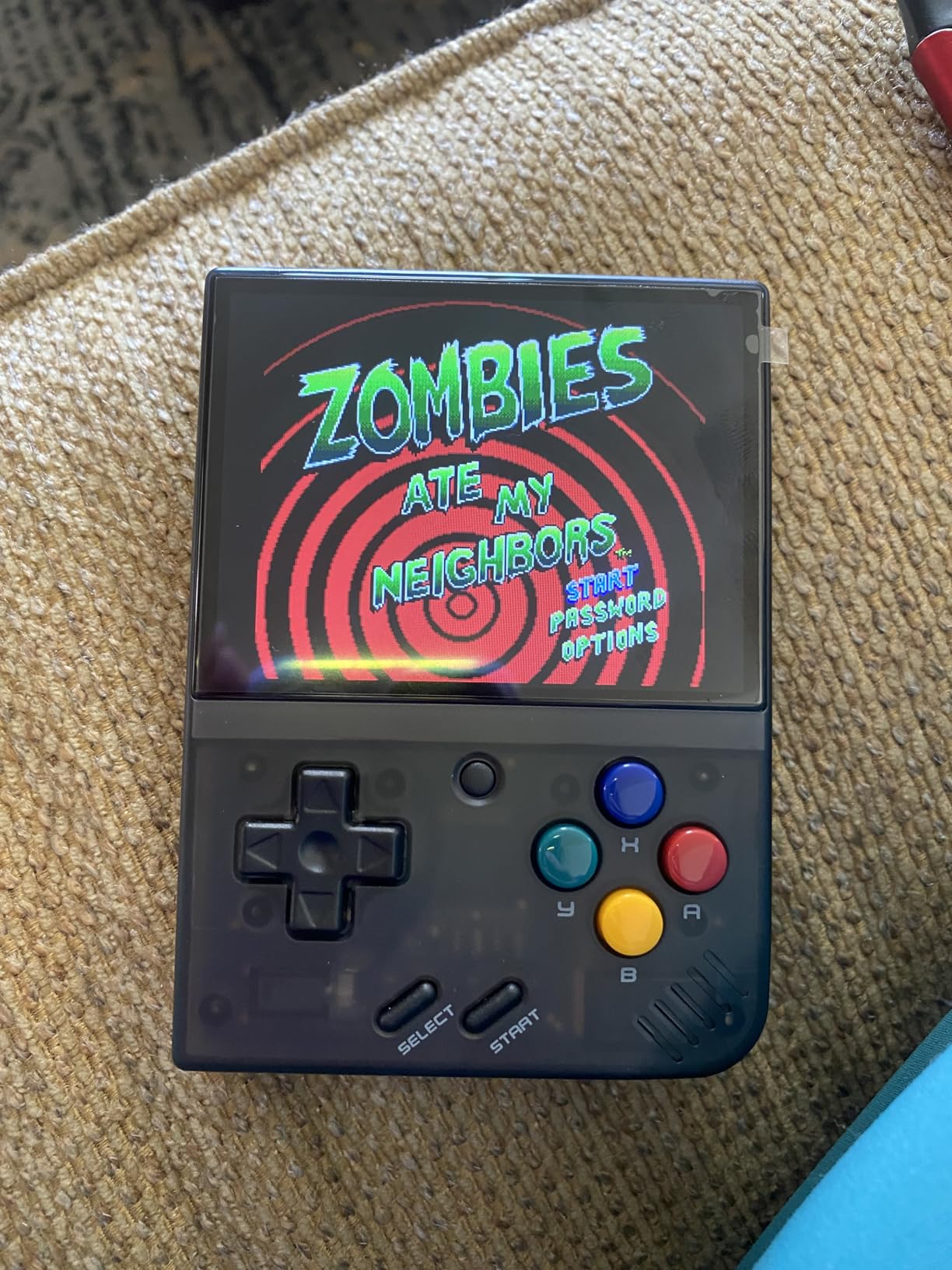 FINGEREVO Miyoo Mini Plus OnionOS Handheld Game Console 3.5-inch 640*480 Screen 3000mAh Miyoo-mini+ with Portable Case Retro (Transparent Black) customer photo 2