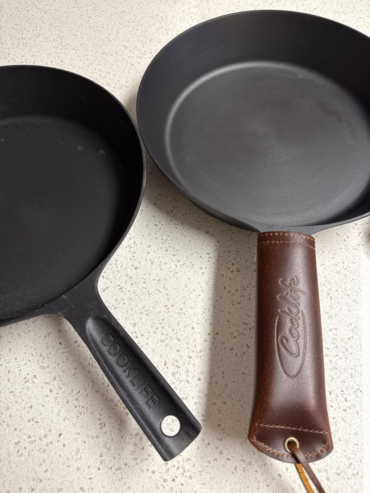 COOKLIFE 10 Inch Lightweight Pre-Seasoned Cast Iron Skillet, Smooth Fry Pan customer photo 1