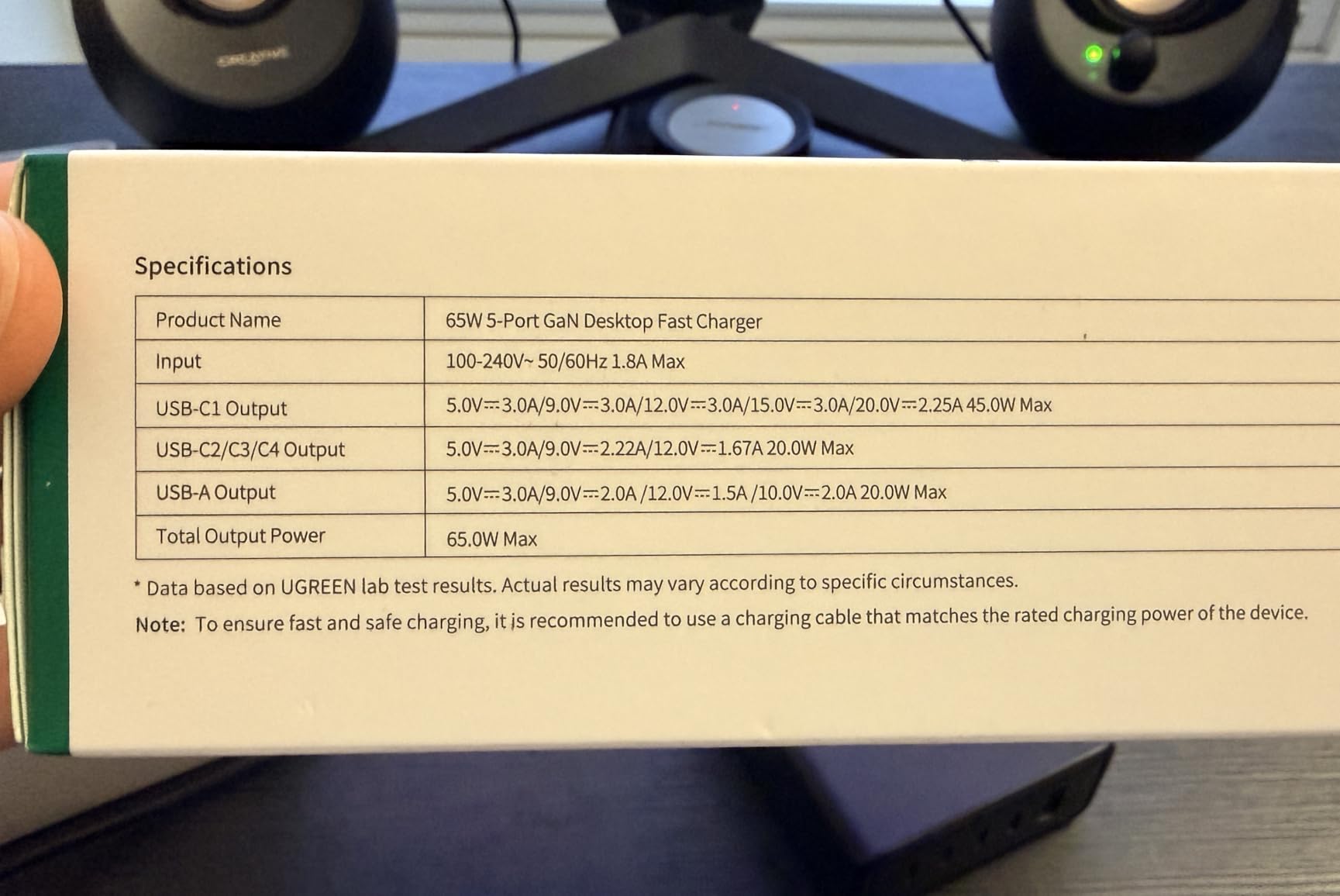 UGREEN 65W GaN Charging Station, 5-Port USB-C & USB-A Fast Charging Power Hub, Compact Desk Station Compatible with iPhone 17/16/15, Galaxy S25/S24, Pixel 10/9, iPad Pro, MacBook Pro/Air customer photo 1