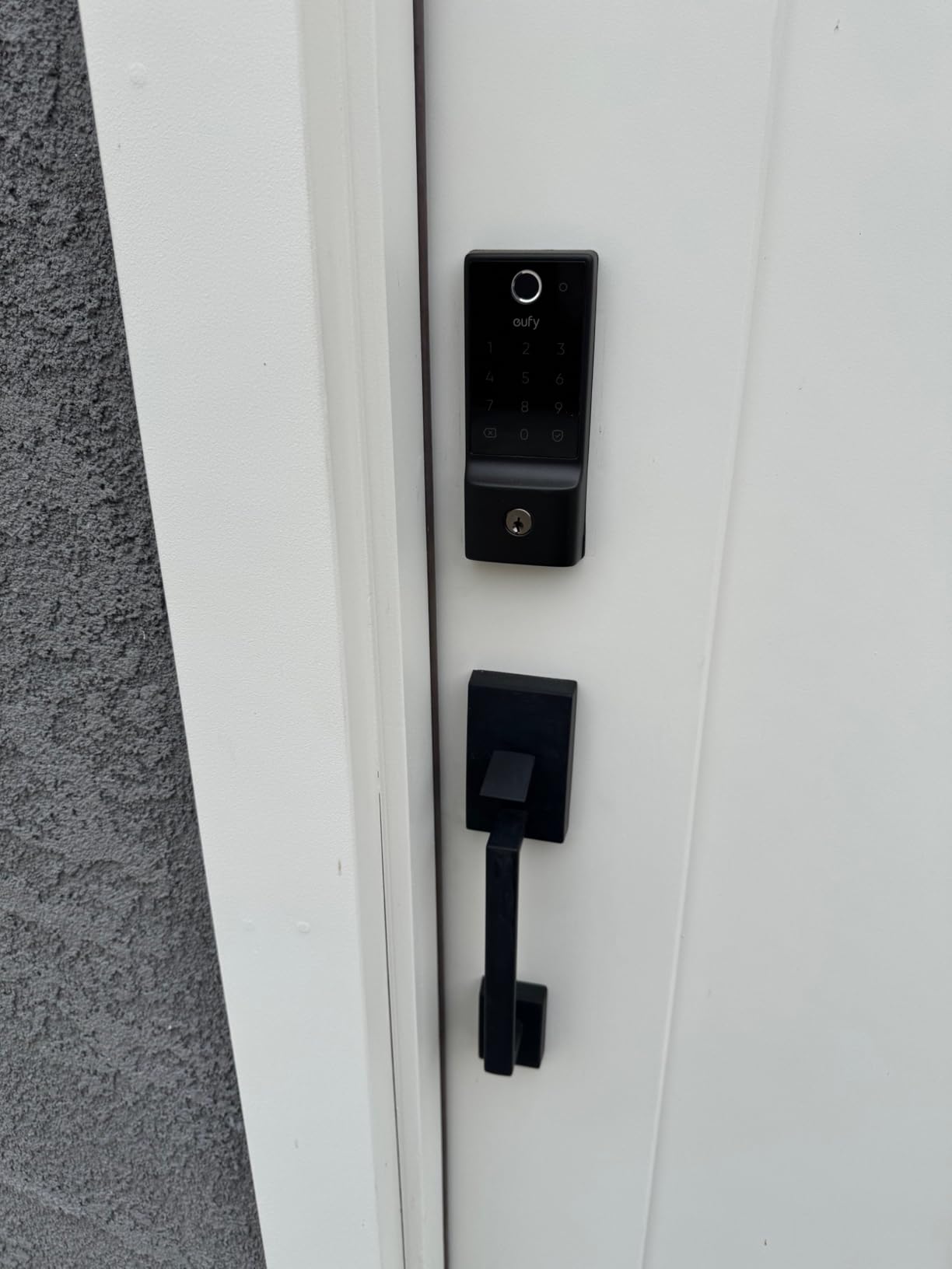 eufy Security Smart Lock E31, Fingerprint Keyless Entry Door Lock | 10000mAh Battery, Built-in Wi-Fi, App Control, Supports Matter, Apple Home, Alexa, Auto Lock, Front Door Smart Lock Deadbolt customer photo 2