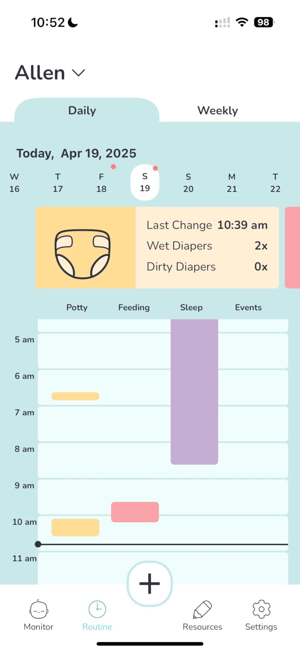 Aurio Smart Baby Monitor - Tracks Breathing Rate, Sleep, Diaper Wetness, Temperature, Real-Time Alerts with Patented Technology customer photo 1