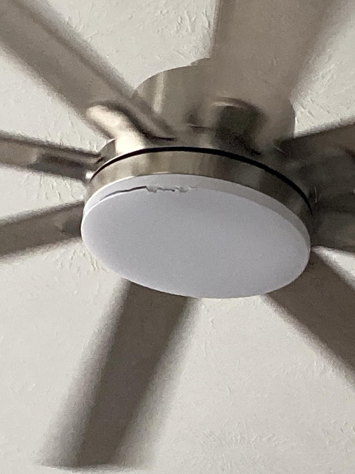 ZMISHIBO 72 Inch Large Ceiling Fan with Remote, Large LED Panel, Black | Quiet Reversible DC Motor, Powerful Airflow, 6-Speed, 3CCT, Black Ceiling Fan with Light for Living Room, Garage, Patio customer photo 1
