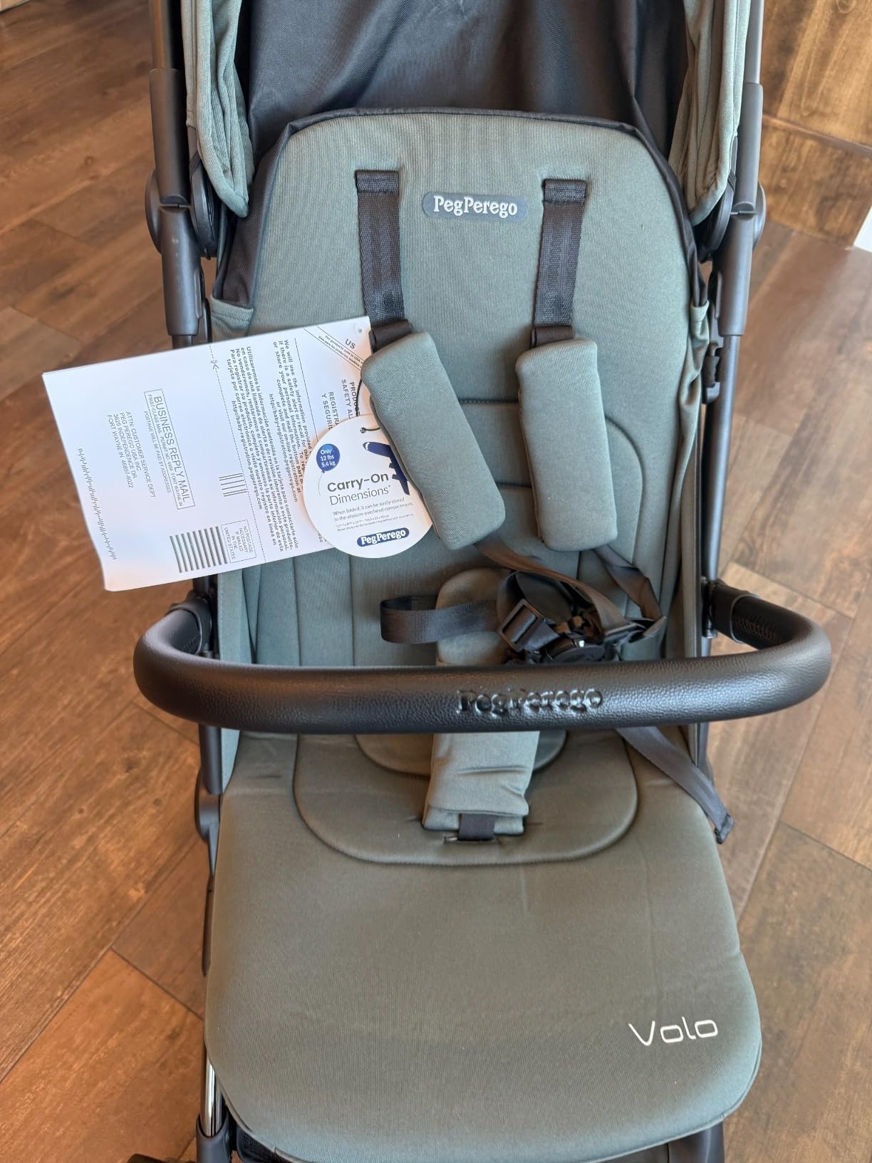 PEG Volo, Ultra Lightweight Carry-On Compliant Travel Stroller, Metal | Ultra Lightweight, Adjustable Features & Reclining Seat - Designed for Everyday Comfort from Newborn to 50lbs customer photo 1