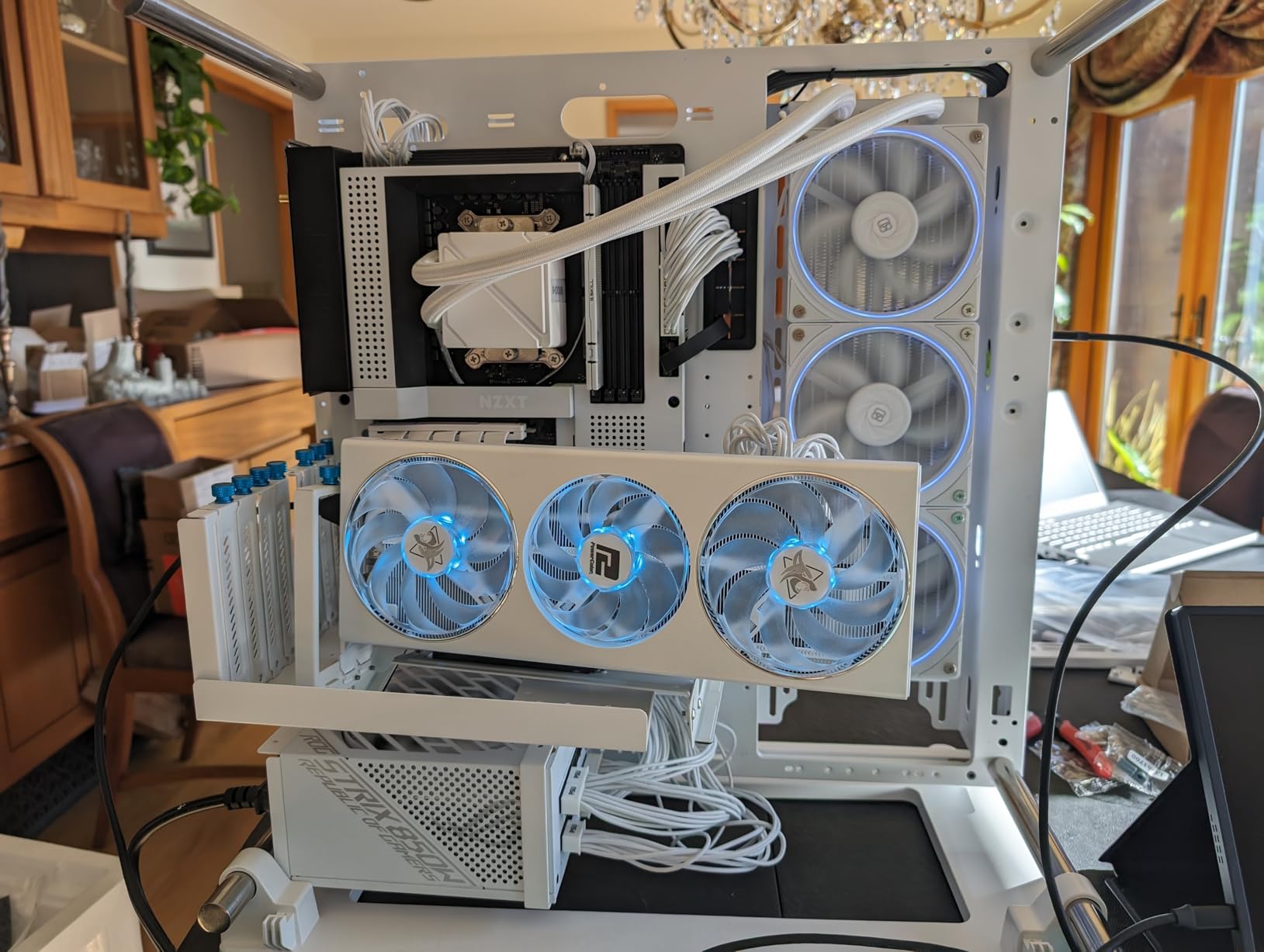 ID-COOLING FX240 PRO White 240mm AIO CPU Cooler, High-Efficiency Fans | CD-pattern pump cover, dual 120mm high-efficiency fans customer photo 2