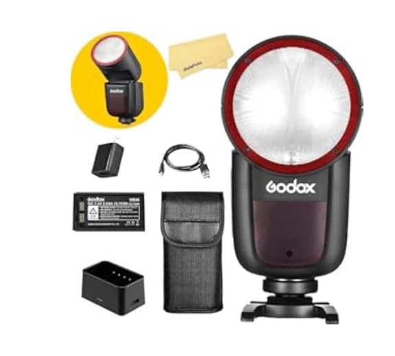 Godox V1-N Camera Flash for Nikon Speedlight 76Ws 2.4G TTL 1/8000 HSS Round Head customer photo 2