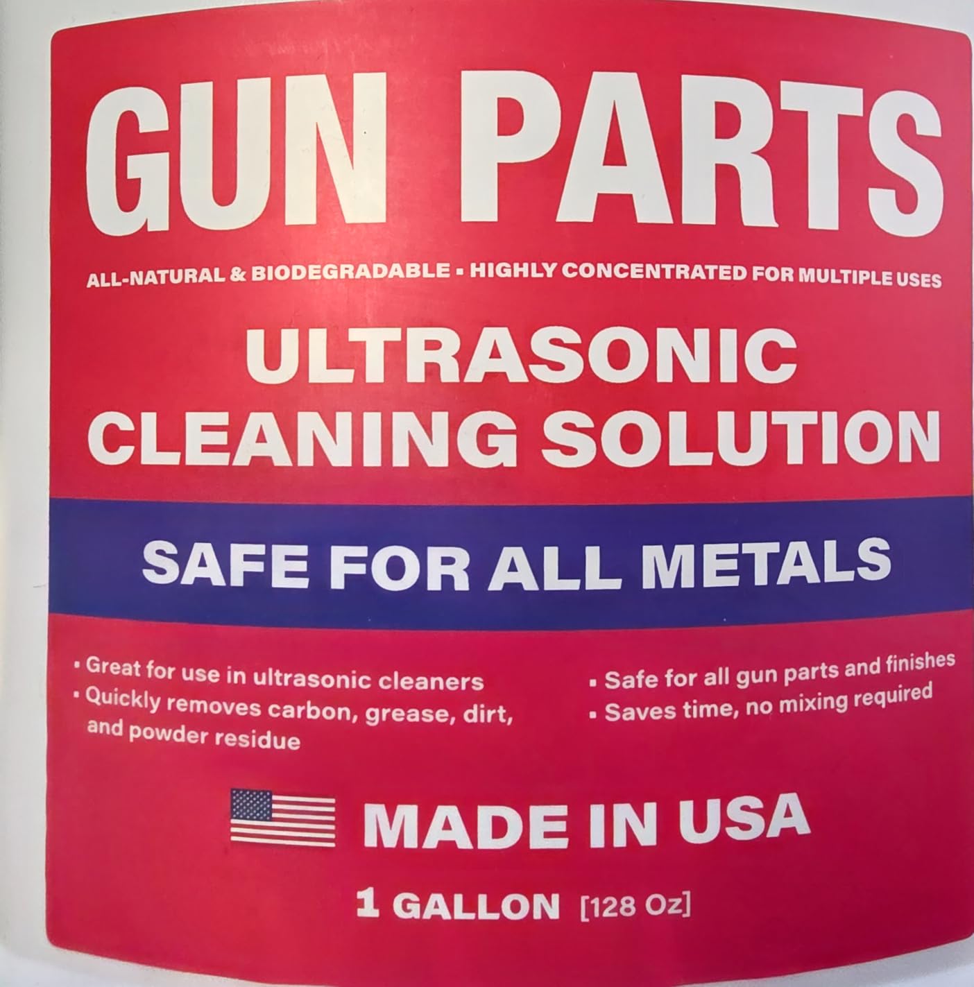 Ultrasonic Gun Cleaning Solution - Makes 8 Gallons and Safe for All Metals customer photo 1