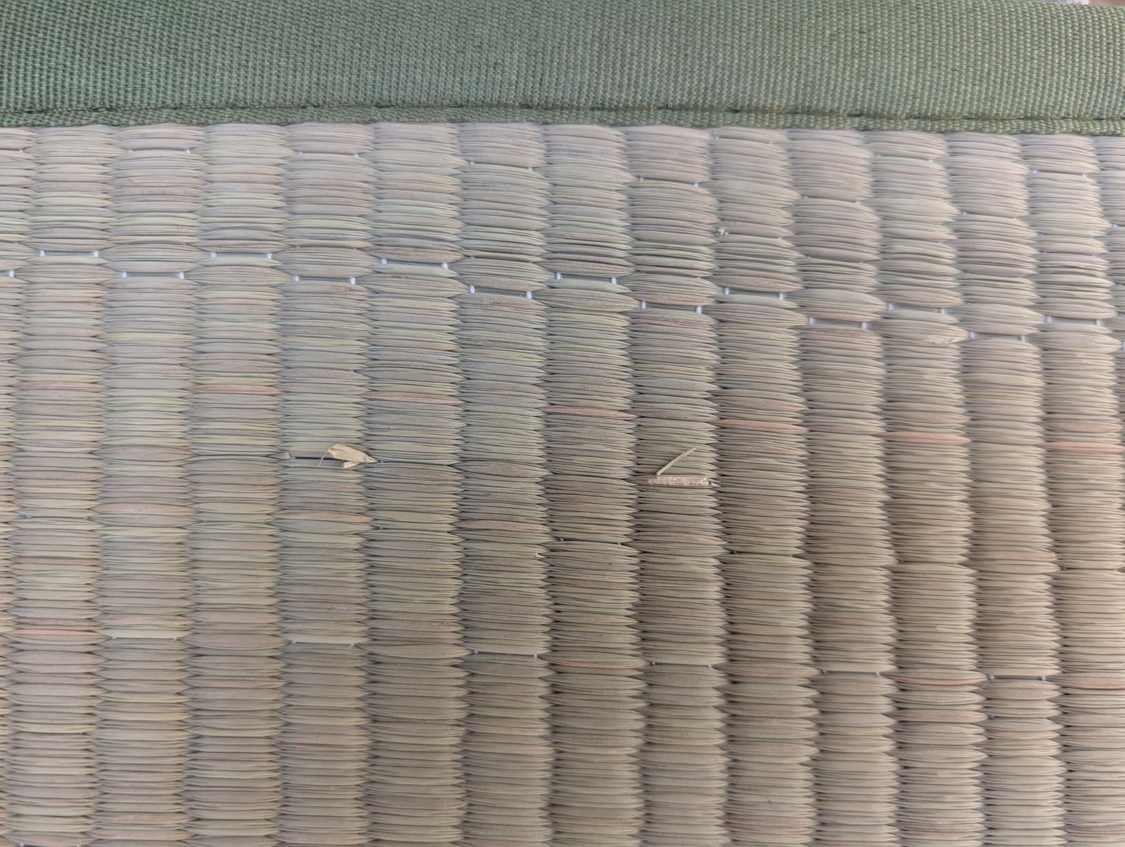 EMOOR Japanese Tatami Mat Twin Natural Rush Grass (Undyed), Foldable Igusa Mattress Floor Sleeping Japanese Futon Mattress Meditation Yoga Zen customer photo 2