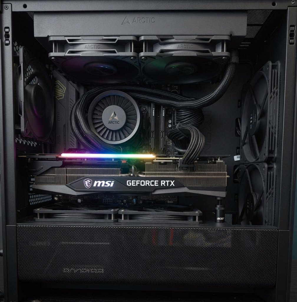 NZXT H3 Flow - Micro-ATX Airflow PC Case - Black | Space-efficient Micro-ATX case with optimized airflow, full-size GPU support, and back-connect motherboard compatibility. customer photo 1