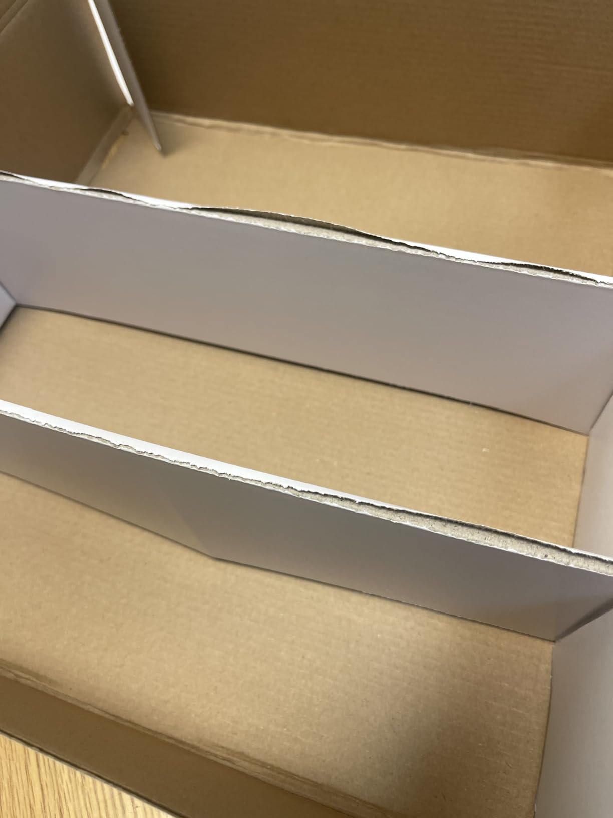 4 Pack Sports Card Boxes 3120 Count Cardboard Card Storage Box White Bulk Card Storage Baseball Card Boxes with 10 Dividers Sports Cards Storage Box for Card Game Baseball Card Storage Boxes customer photo 2