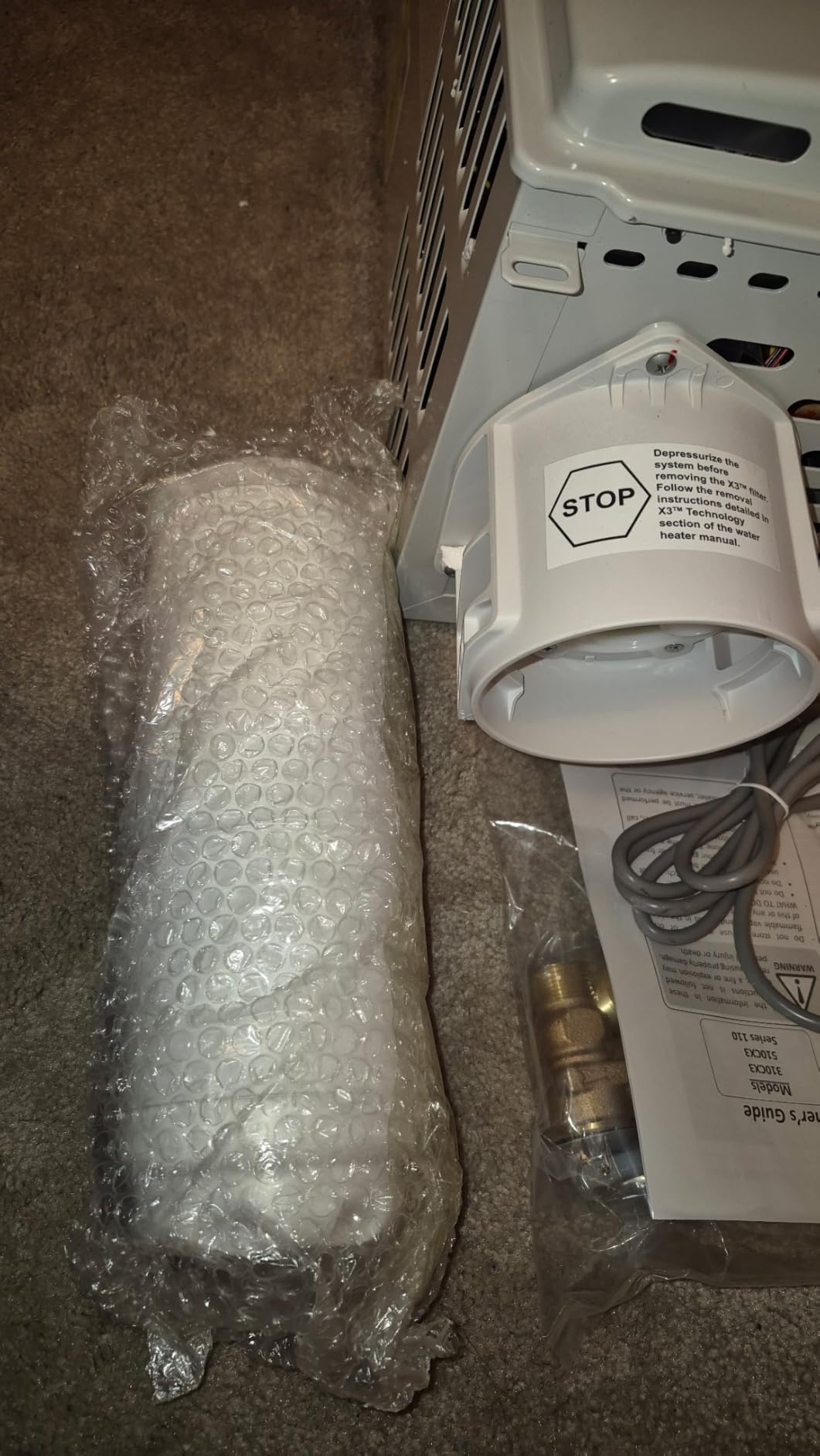 A. O. Smith Water Heater | 10 GPM, 199K BTU | NG Indoor | ATI-540P-N | Replacement for 3+ Bath Homes | 10 GPM Continuous Flow | 199K BTU Condensing | Integrated Recirc Pump customer photo 1
