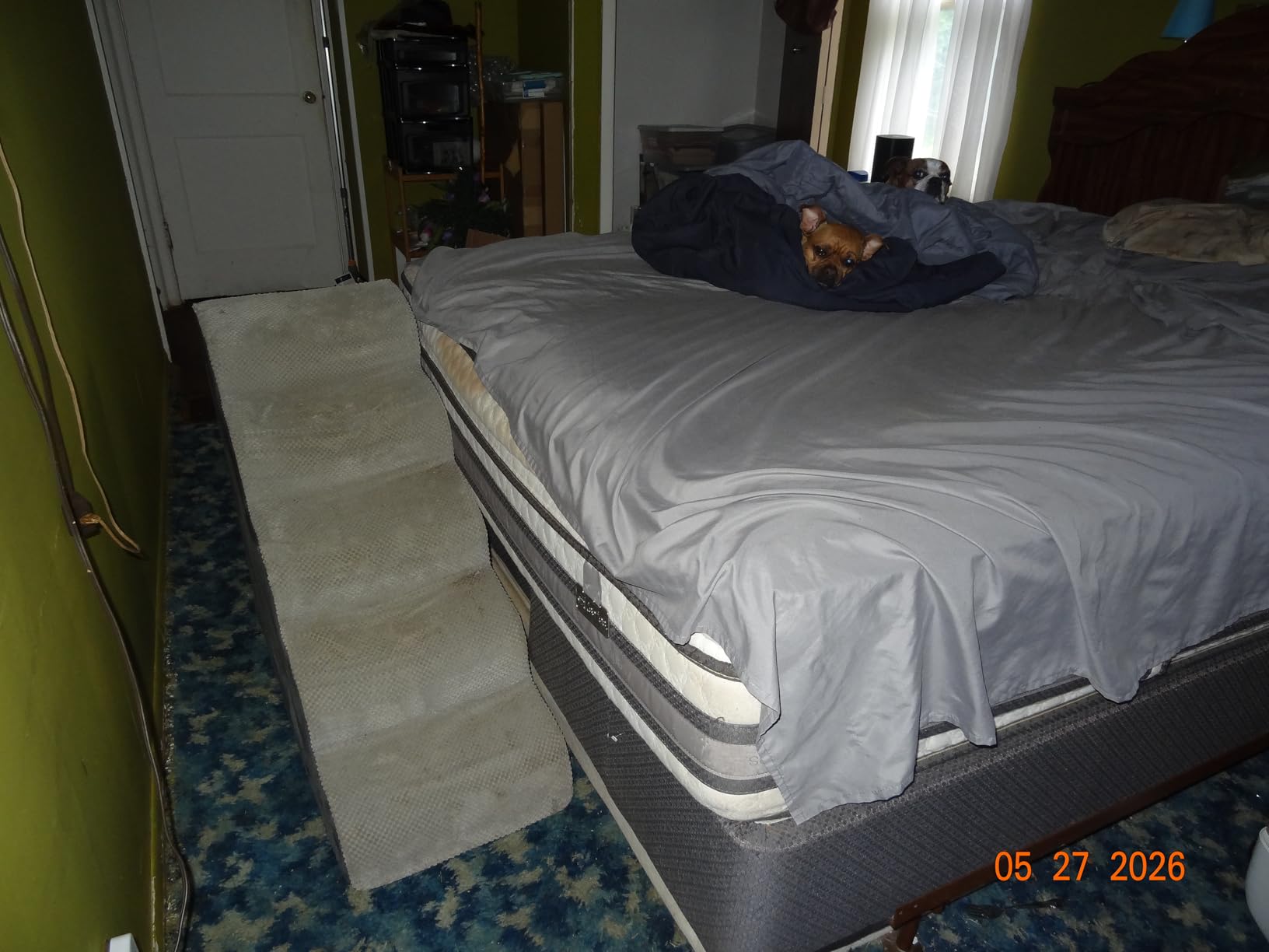 MEJYJEM Dog Stairs for high Beds 28.7