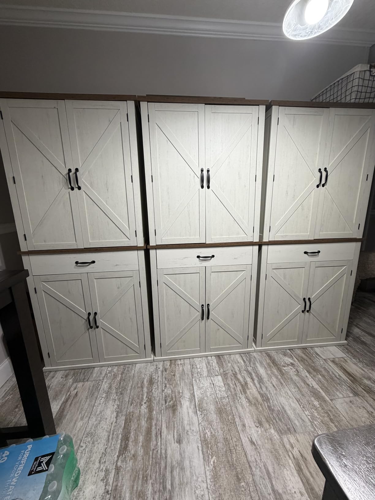 VASAGLE Pantry Cabinet, Freestanding Tall Cupboard with a Drawer customer photo 1