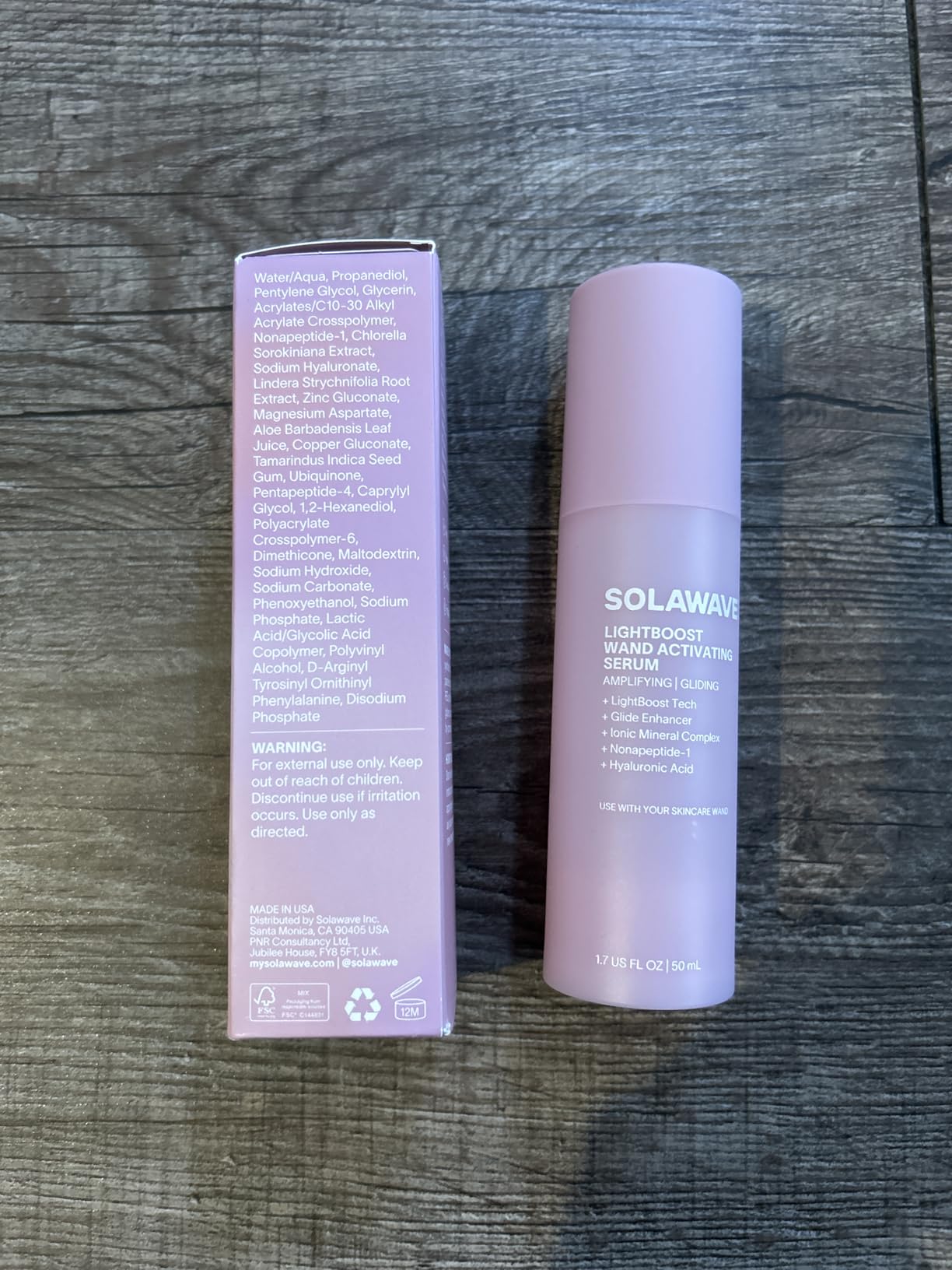 LightBoost Red Light Therapy Wand Activating Serum, 1.7oz | Nonapeptide-1, Ionic Mineral Complex & hyaluronic acid deeply hydrate, boost radiance & smooth the look of fine lines. customer photo 2
