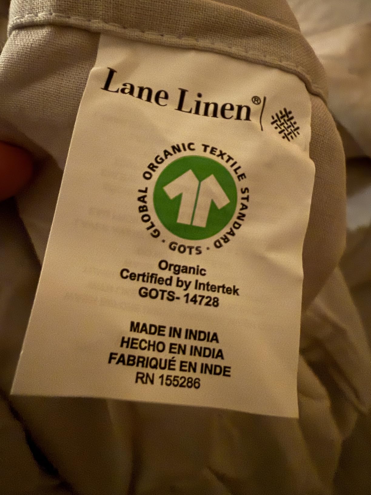 LANE LINEN Queen Sheet Set 100% Organic Cotton Cooling Soft - Glacier Grey customer photo 1