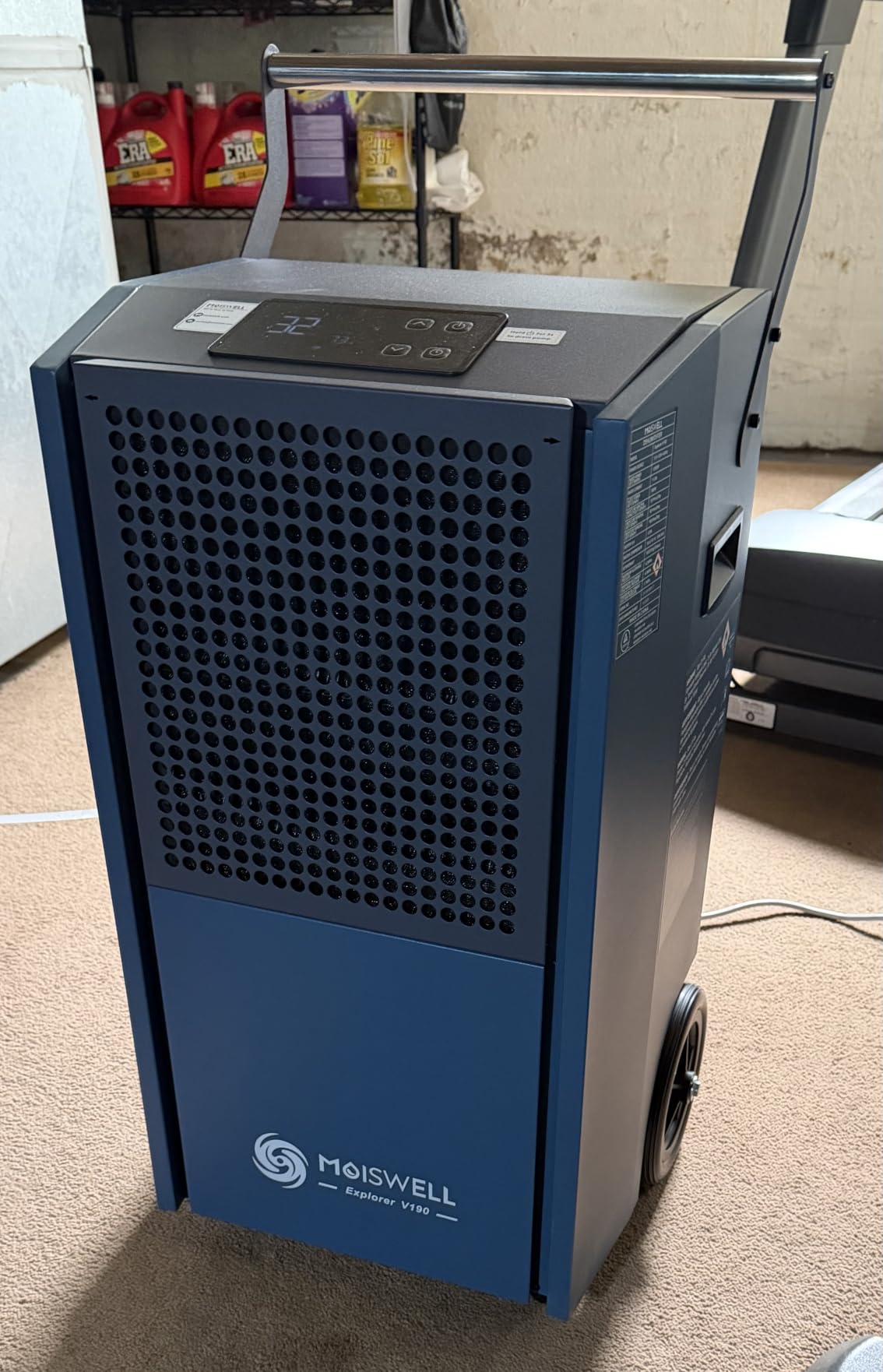 190 Pints Commercial Dehumidifier with Pump Portable | Auto Defrost | Timer | Industrial Heavy Duty Moisture Removal Dehumidifiers for Basement, Powerful Humidity Control for Large Spaces | Auto Drain customer photo 2