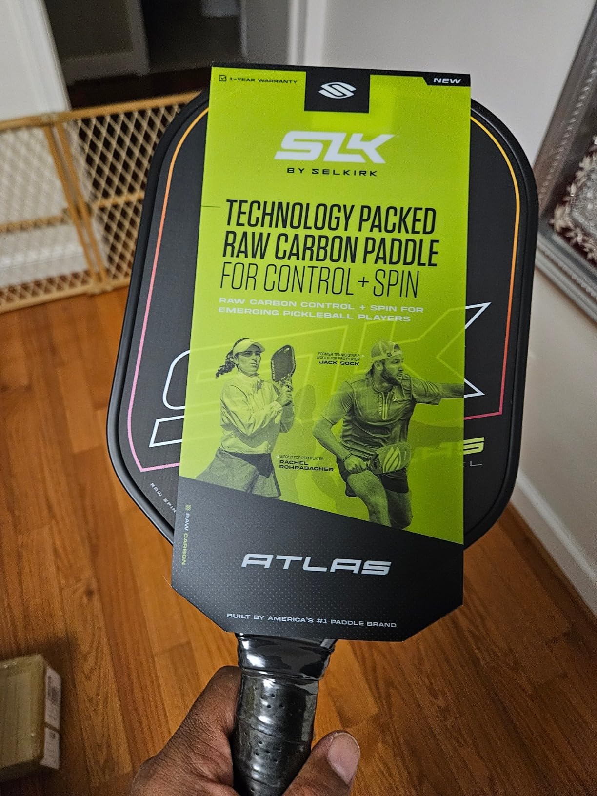 Selkirk Sport SLK Atlas Pickleball Paddles | Carbon Fiber Honeycomb customer photo 1