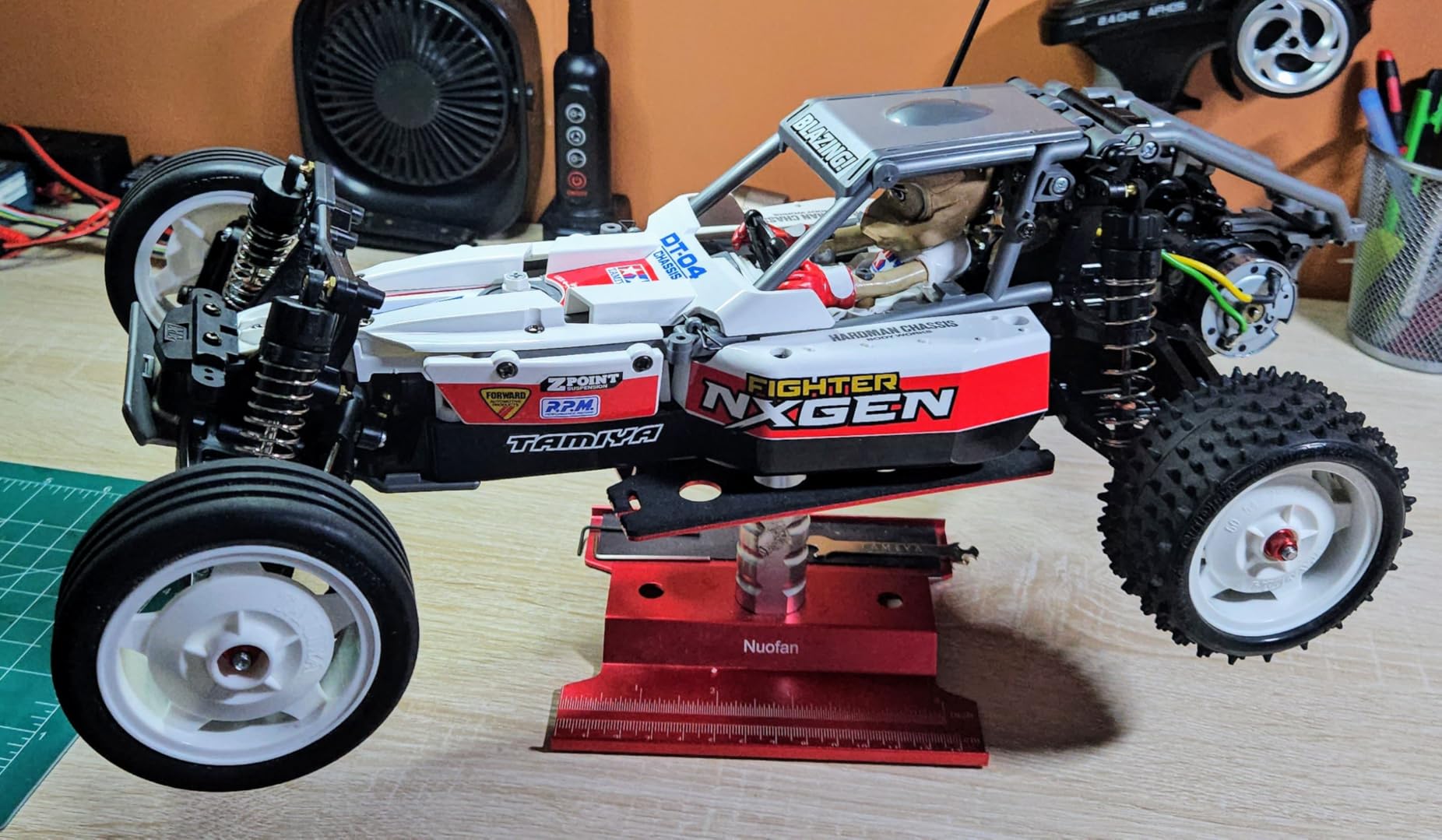 Tamiya 58741 1:10 RC Fighter NXGEN DT-04 Remote Controlled Car, RC Vehicle, Model Building, Kit for Assembly, 2WD, Crafts, RC Model Making customer photo 1