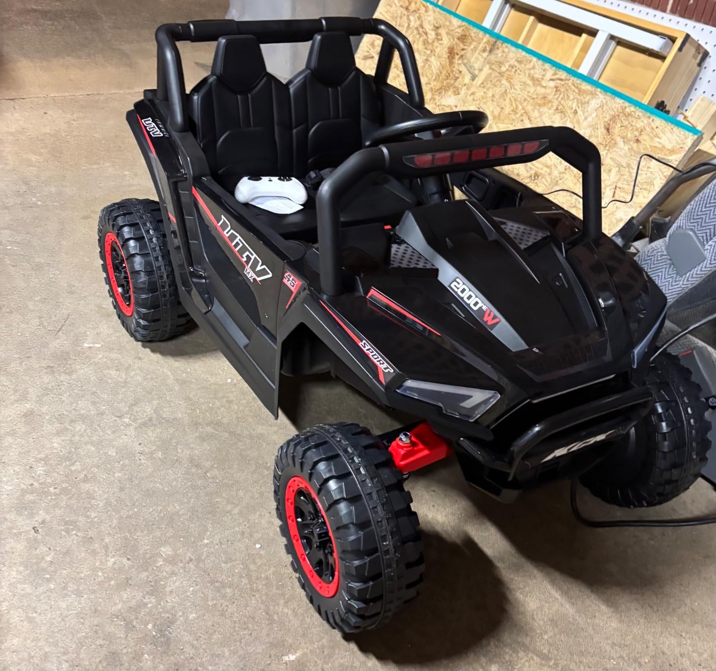 Hikole 24V Ride on Toys for Boys&Girls, Electric Car for Kids Ages 4-8, Pink | 2 Seater Off-Road UTV, XXL, Remote Control, Shock Absorption, 400W Power Wheels, LED/Horn/Music/Bluetooth, Easy to Assemble customer photo 2