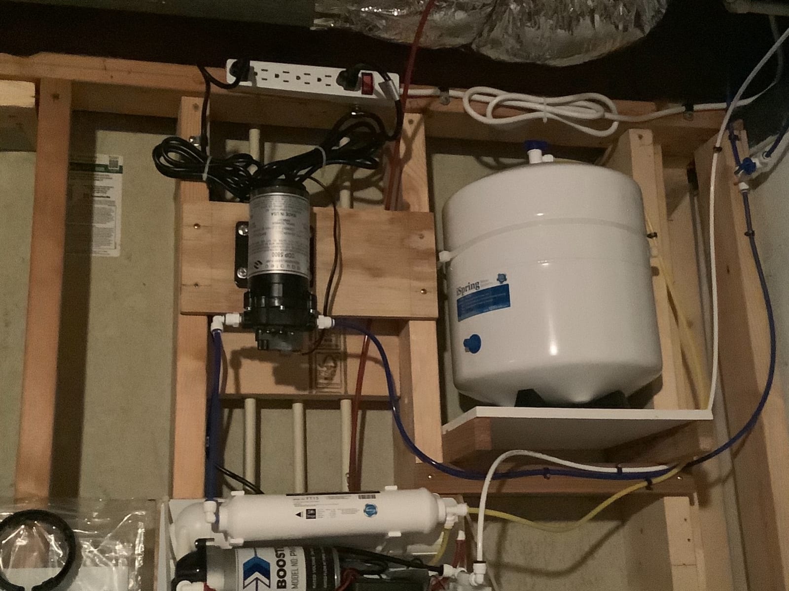 iSpring RO5004F Reverse Osmosis Water Filter with UV, SGS Tested PFAS and TDS Reduction, 500 GPD RO System Under Sink, 2:1 Pure to Drain, Tankless RO Water Filtration System, Filter Life Monitor customer photo 1