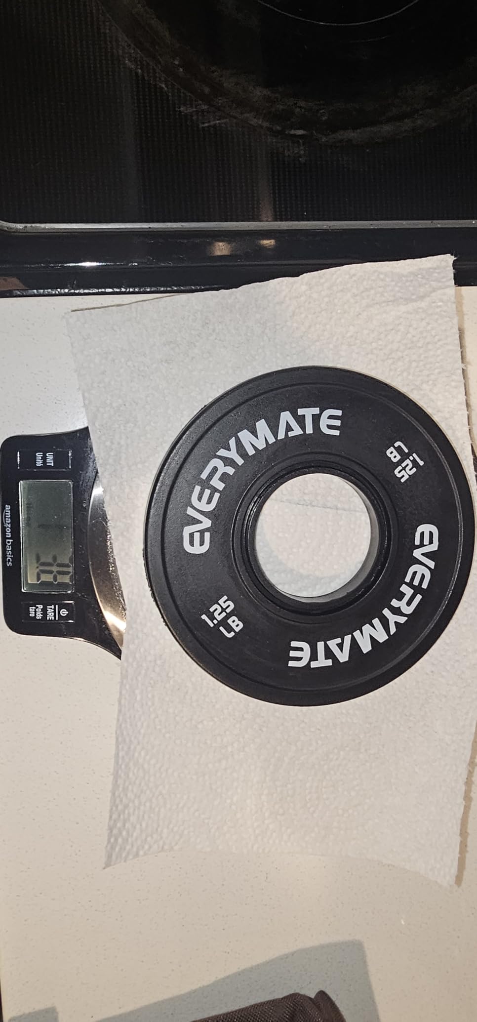 Change Weight Plates 1.25LB 2.5LB 5LB Set Fractional Olympic Bumper Plates for Cross Training Steel Insert Strength Training customer photo 2