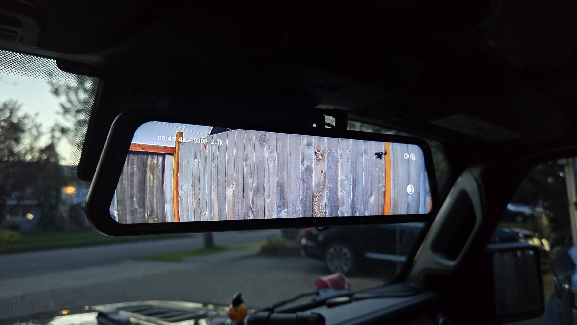 WOLFBOX G900 Tripro Bumper 3 Channel 4K Mirror Dash Cam, 8MP STARVIS IMX678 customer photo 1