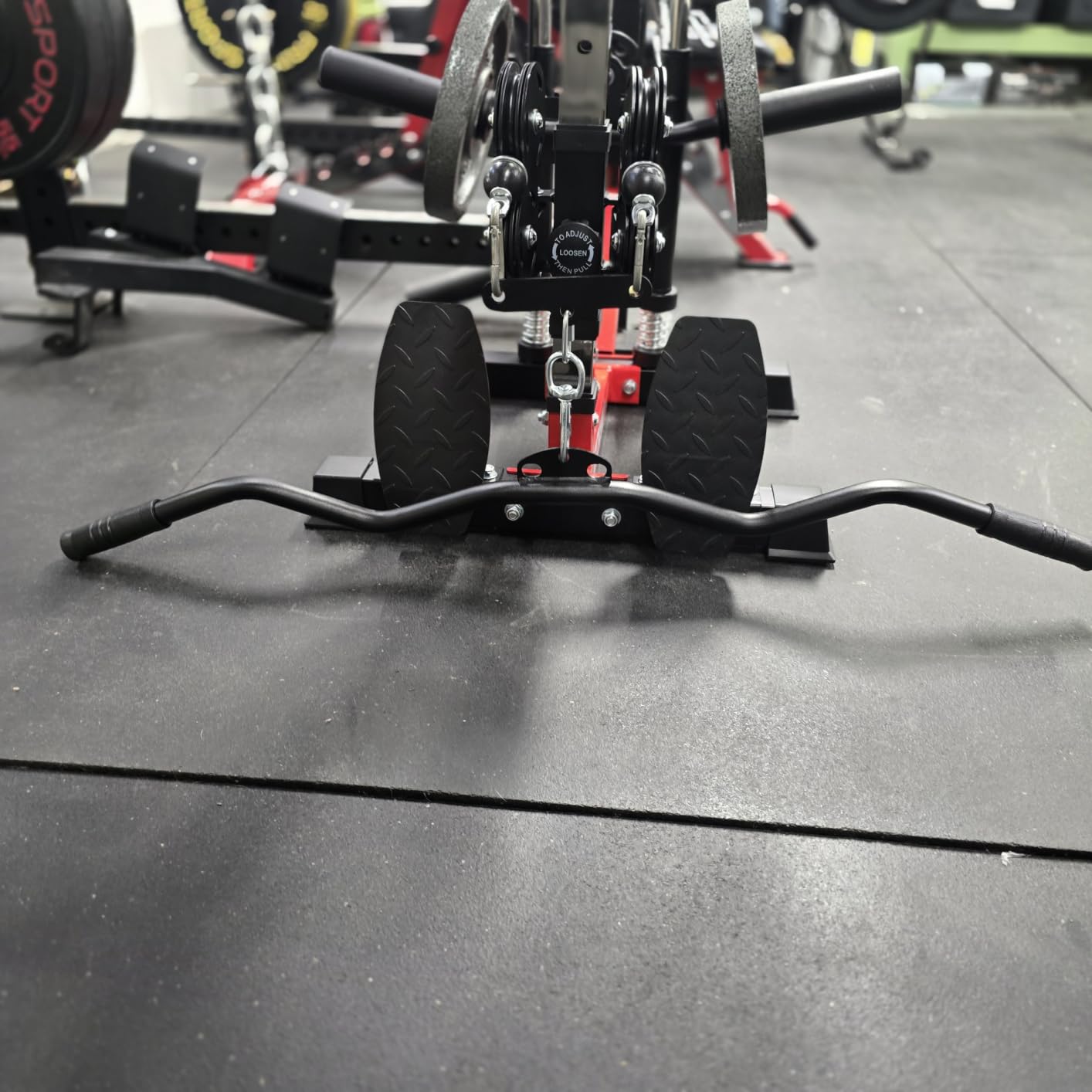 Wall Mount Cable Station, WM1 Cable Crossover Machine with 17 Positions, High and Low Cable Crossover Machine with Removable Footplate for Garage Home Gym customer photo 1