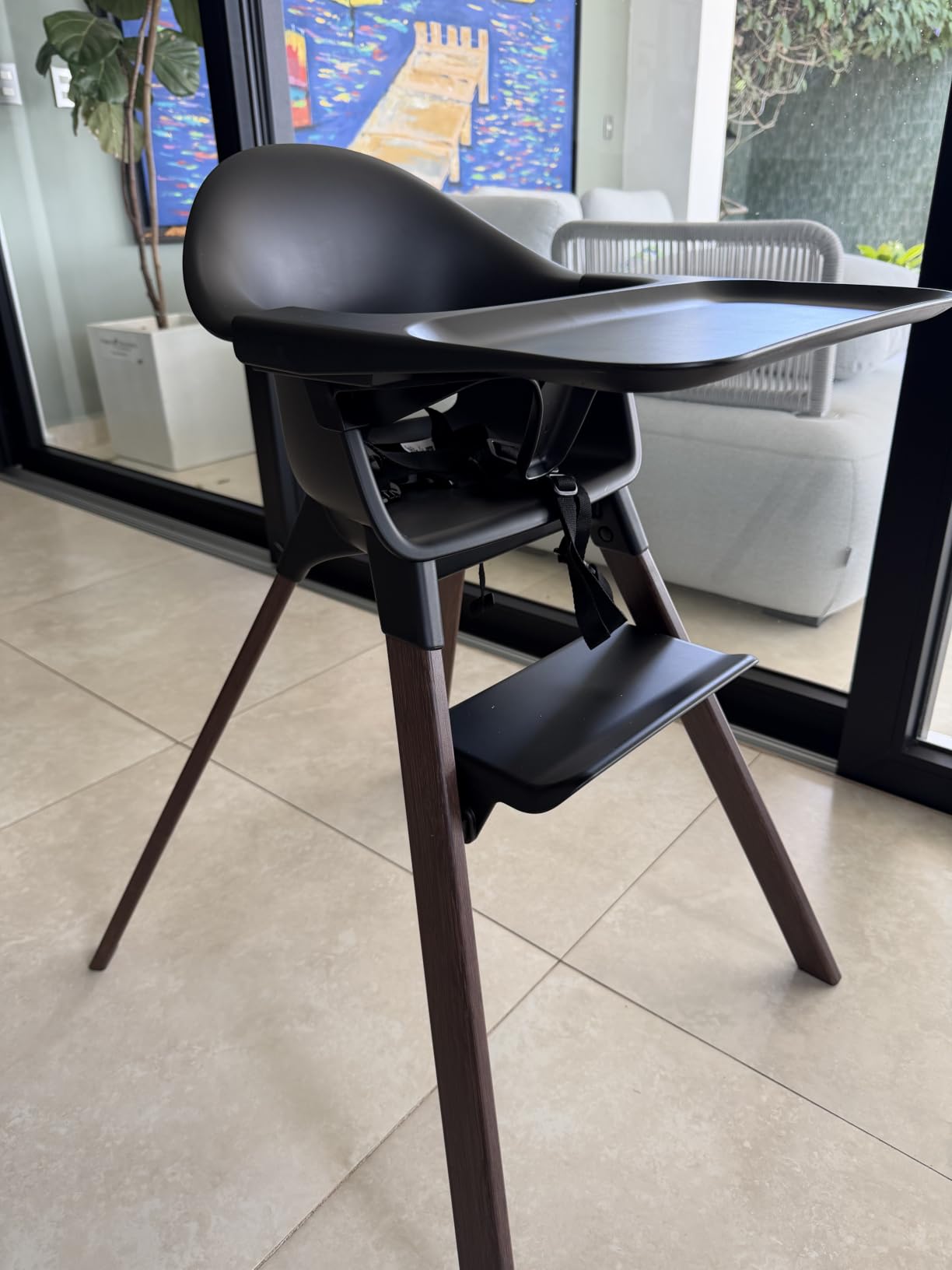 Stokke Clikk High Chair, Glacier Green - All-in-One High Chair with Tray + Harness - Light, Durable & Travel Friendly - Ergonomic with Adjustable Features - Best for 6-36 Months or Up to 33 lbs customer photo 1