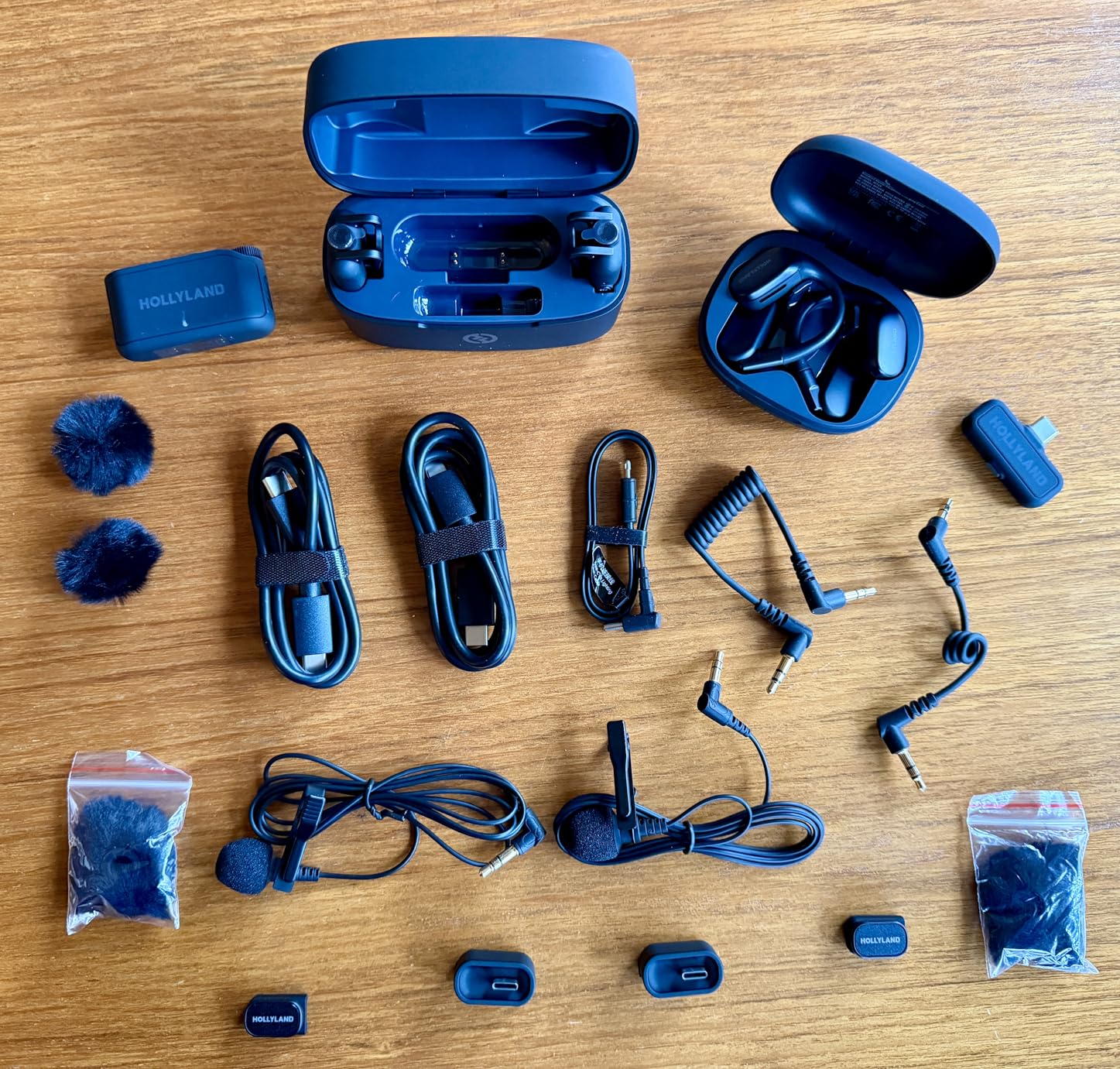 Lark MAX 2 Wireless Microphone for iPhone/Camera/Android, AI Noise Cancel, Wireless Monitoring, 32bit Full-Chain Audio, Timecode (Ultimate Combo, 2TX+2RX+OWS Earphones + Charging Case) customer photo 2