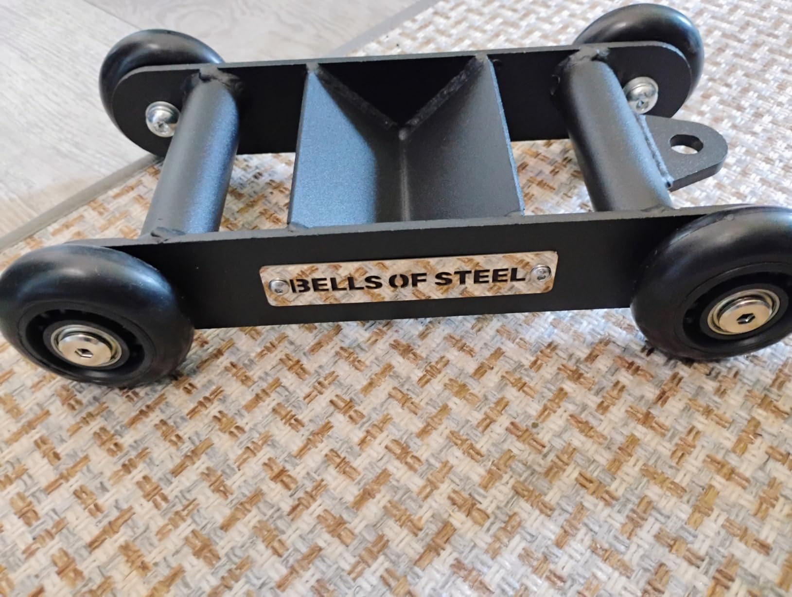 Glute Ham Glider [Bells of Steel] Home Gym Multi-Function Ab Glute Machine, Heavy Duty Ab Glute Machine for Hamstring Curl, Abdominal and Leg Workouts, Single Foot customer photo 1
